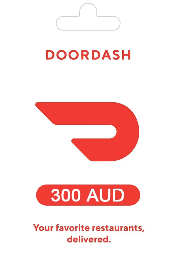 DoorDash Gift Card 300 AUD Key AUSTRALIA