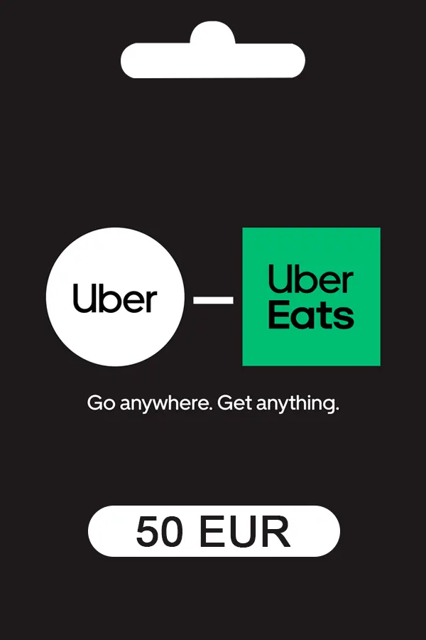 Uber Ride and Eats Gift Card 50 EUR Key SPAIN