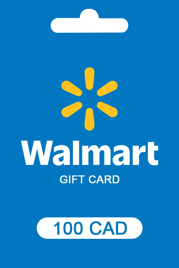 Walmart Gift Card 100 CAD Walmart Key CANADA