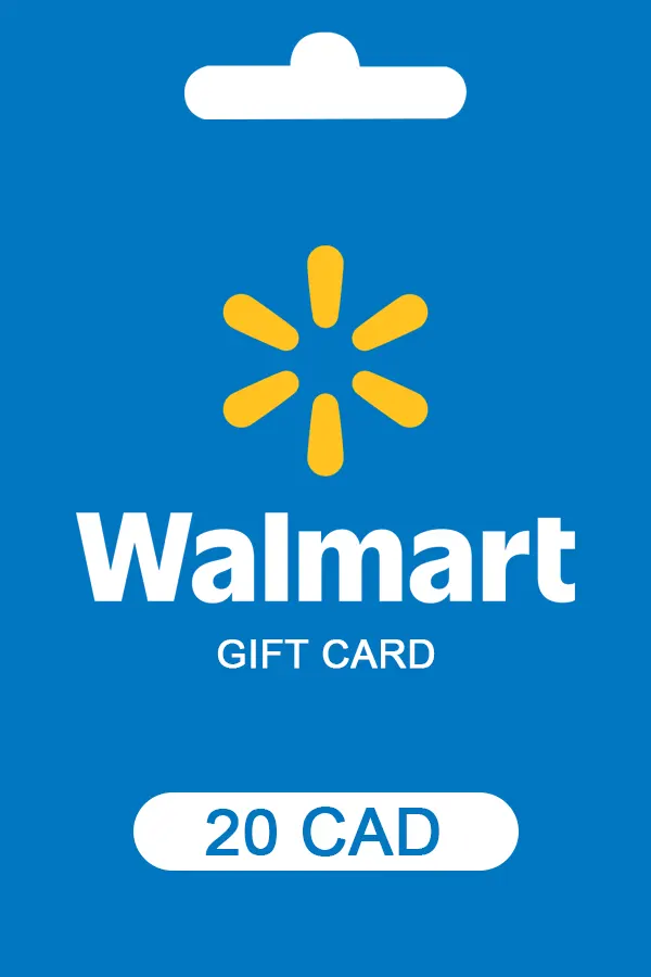 Walmart Gift Card 20 CAD Walmart Key CANADA