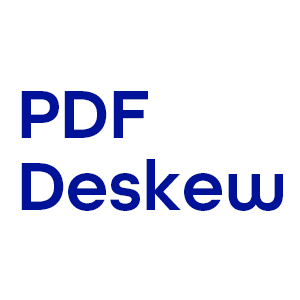 PDF Deskew Tool - Microsoft key - Europe