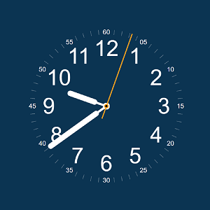 Floating Clock of Desktop - Microsoft key - Australia