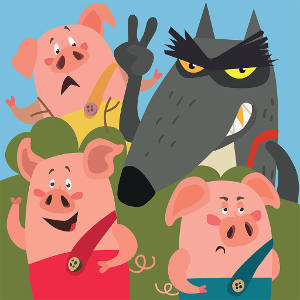 The Adventures of the Three Little Pigs - Microsoft key - Australia