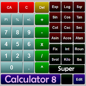 Super Calculator 8 - Microsoft key - United Kingdom