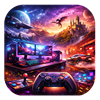 Gaming Wallpapers 4K Live - Animated Backgrounds & Screensaver - Microsoft key - Europe