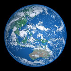 Earth 3D Live Wallpaper - Microsoft key - Europe
