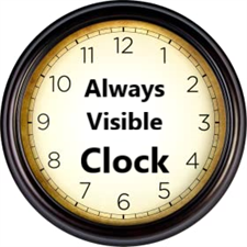 Always Visible Clock - Microsoft key - United Kingdom