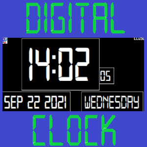 Digital Clock Movable - Microsoft key - Australia