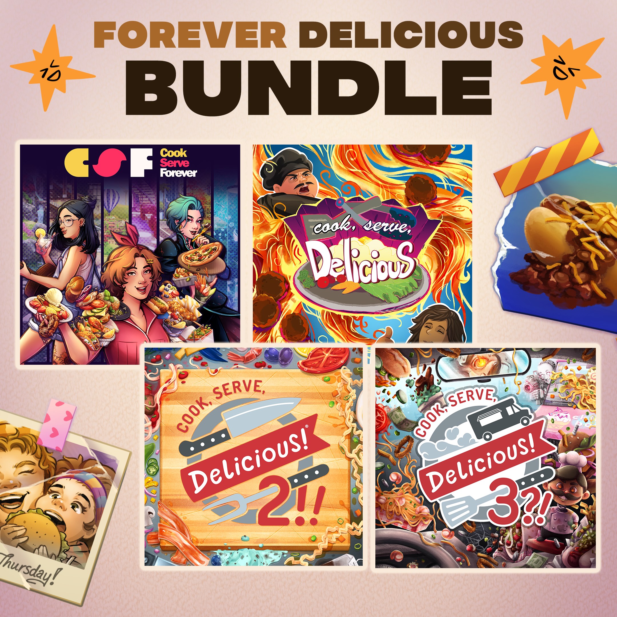Forever Delicious Bundle! - Xbox live key - United Kingdom