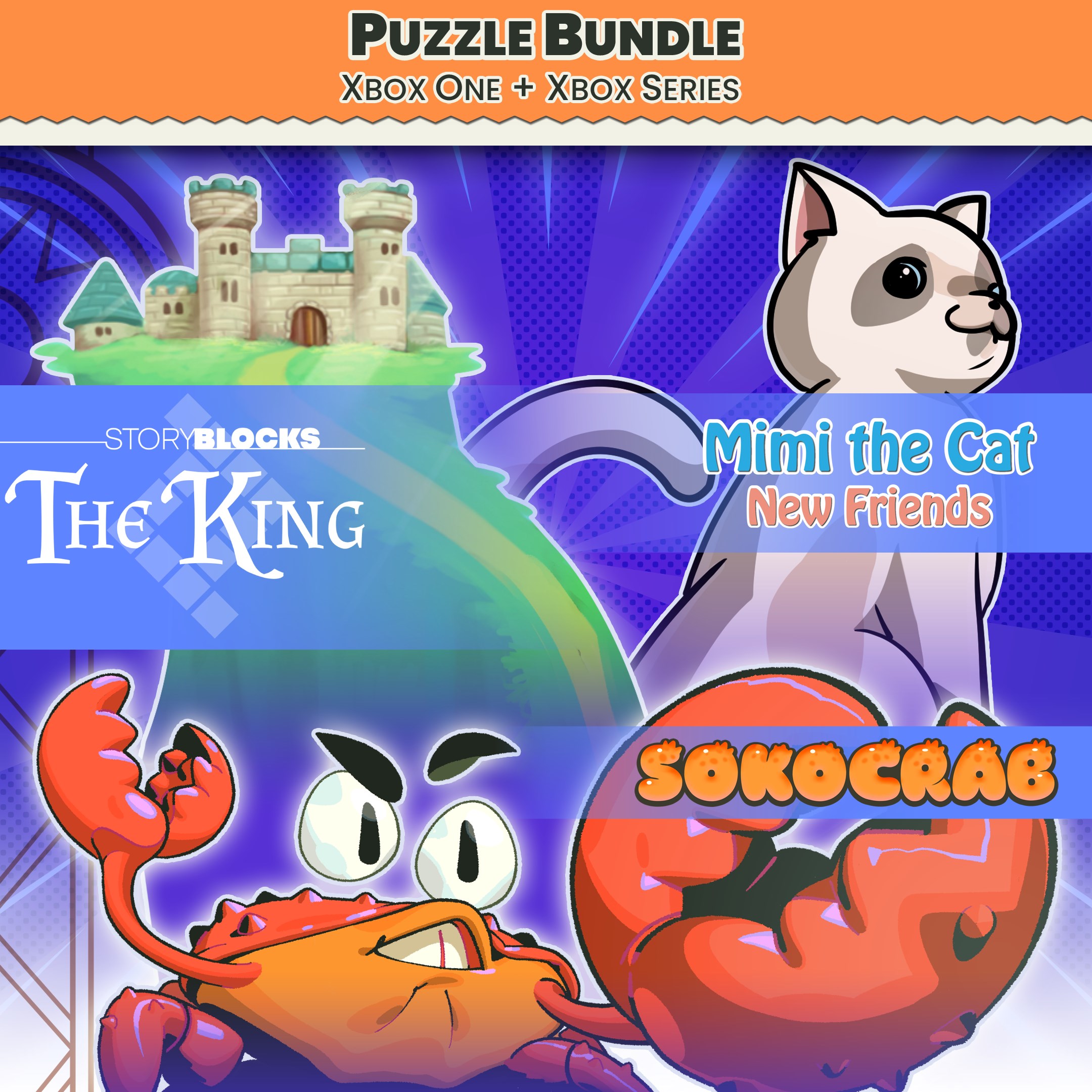 Puzzle Bundle Xbox - Mimi New Friend, Sokocrab and StoryBlocks - Xbox live key - United Kingdom