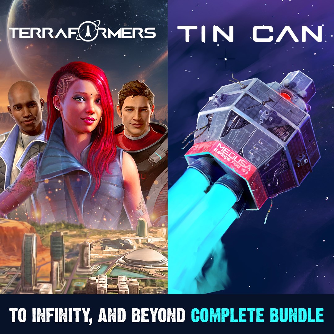 Terraformers + Tin Can - To infinity, and beyond Complete bundle! - Xbox live key - South Africa