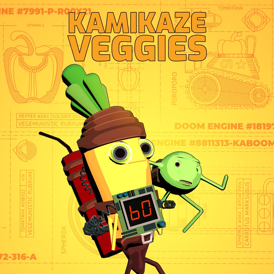Kamikaze Veggies - Xbox live key - United Kingdom