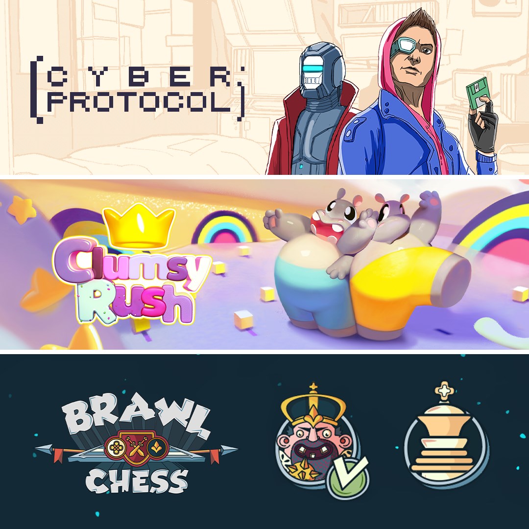 Cyber Protocol + Clumsy Rush + Brawl Chess - Xbox live key - United Kingdom