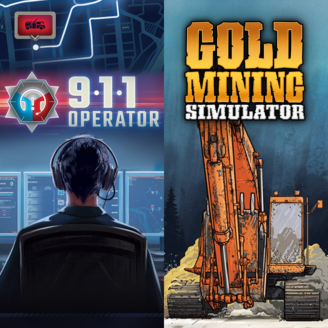 Simulator Bundle: Gold Mining Simulator and 911 Operator - Xbox live key - South Africa