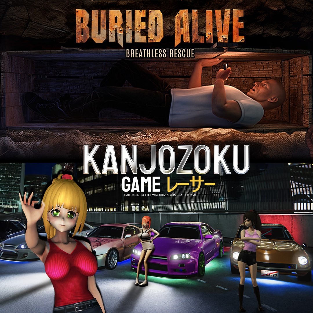 Kanjozoku Game & Buried Alive - Xbox live key - South Africa