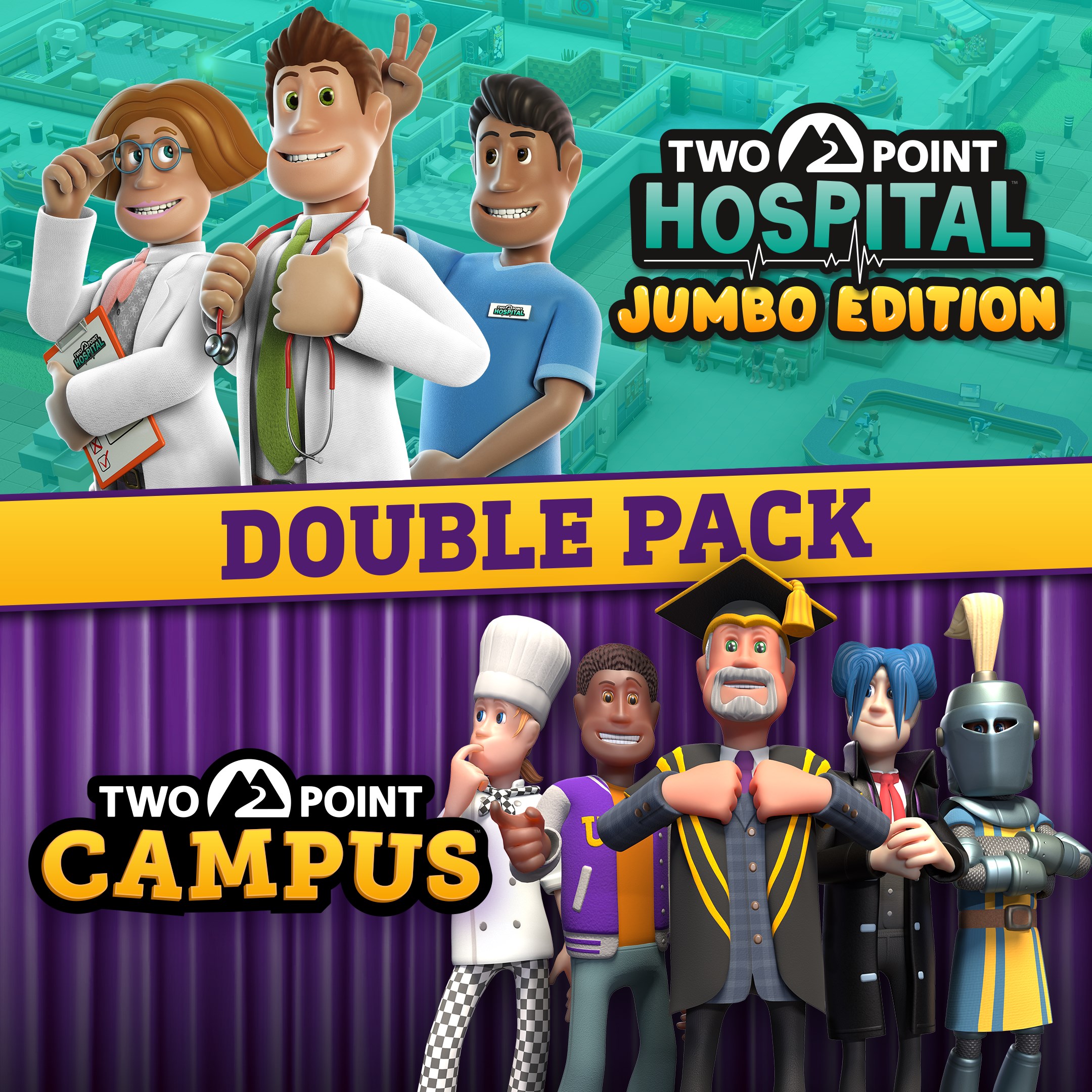 Two Point Hospital and Two Point Campus Double Pack - Xbox live key - South Africa