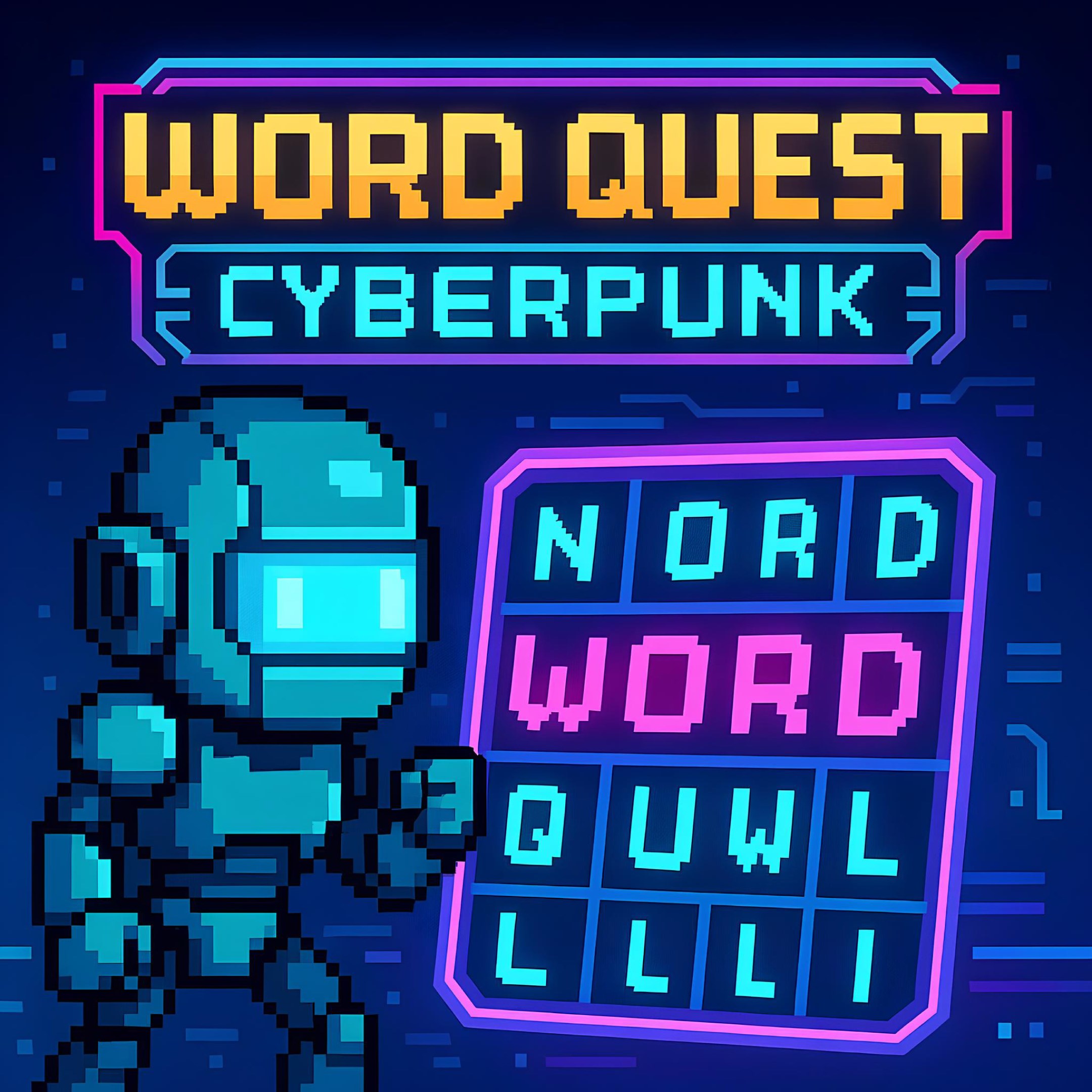 Word Quest: Cyberpunk - Xbox live key - United Kingdom