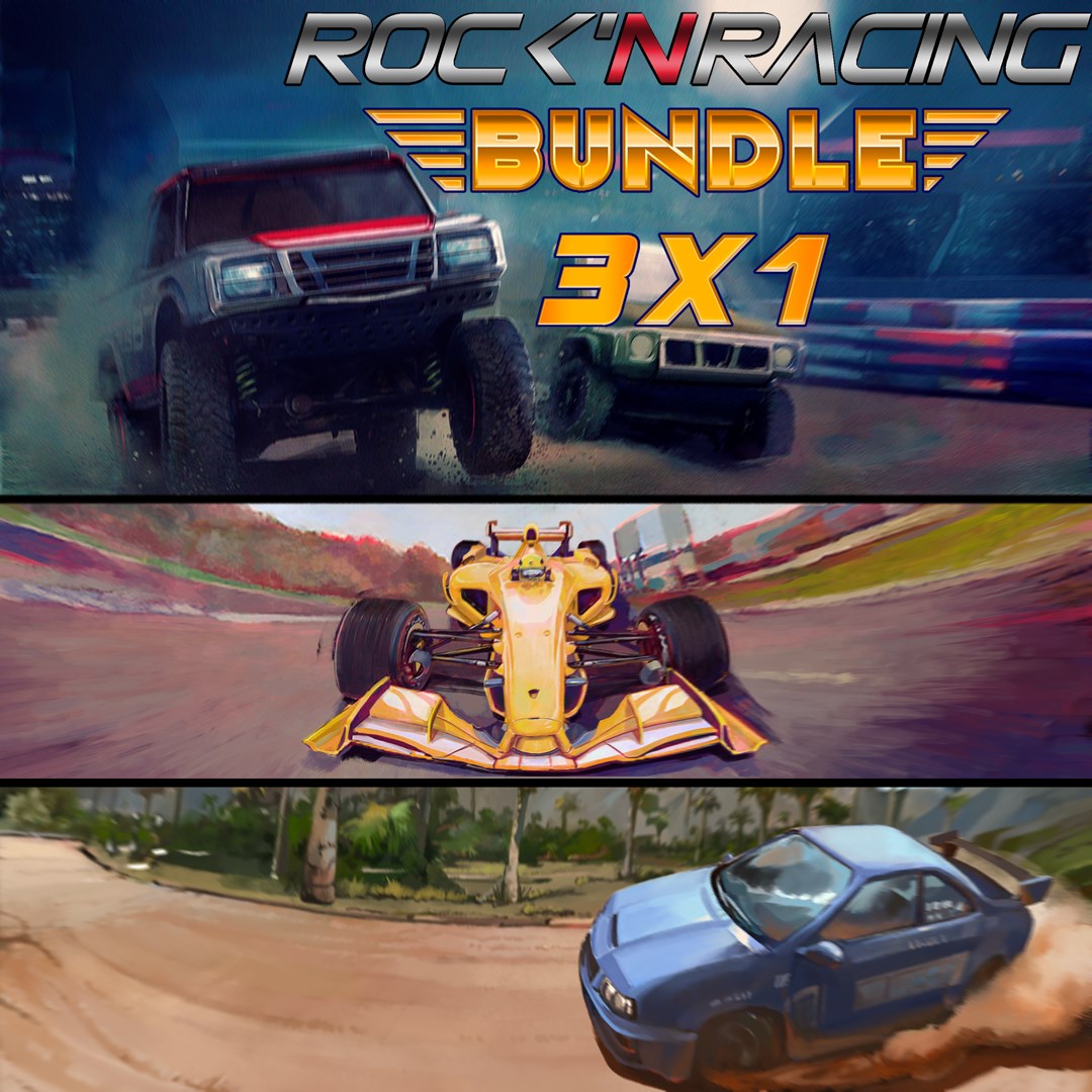 Rock 'N Racing 3 in 1 - Xbox live key - United Kingdom