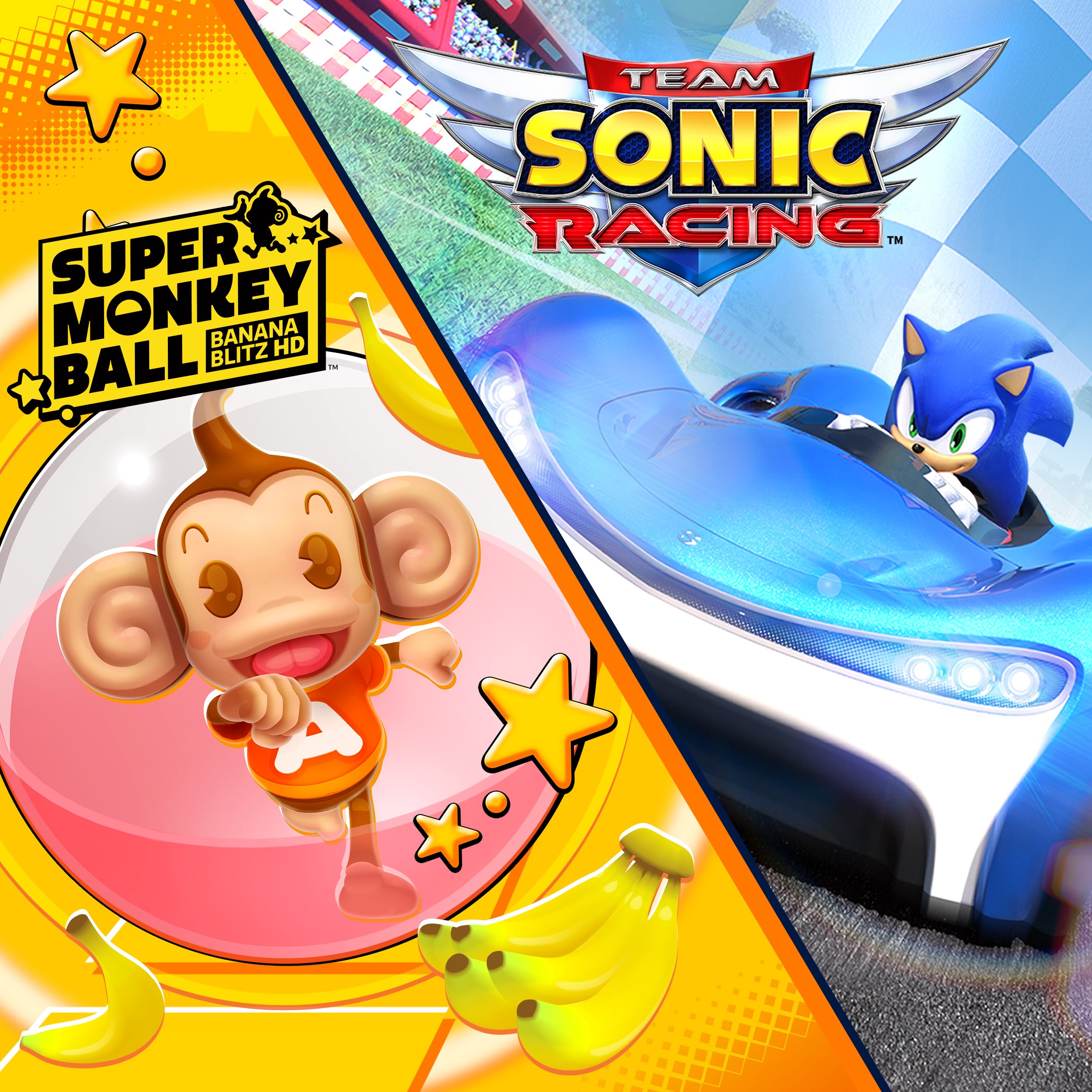 Team Sonic Racing & Super Monkey Ball: Banana Blitz HD - Xbox live key - South Africa