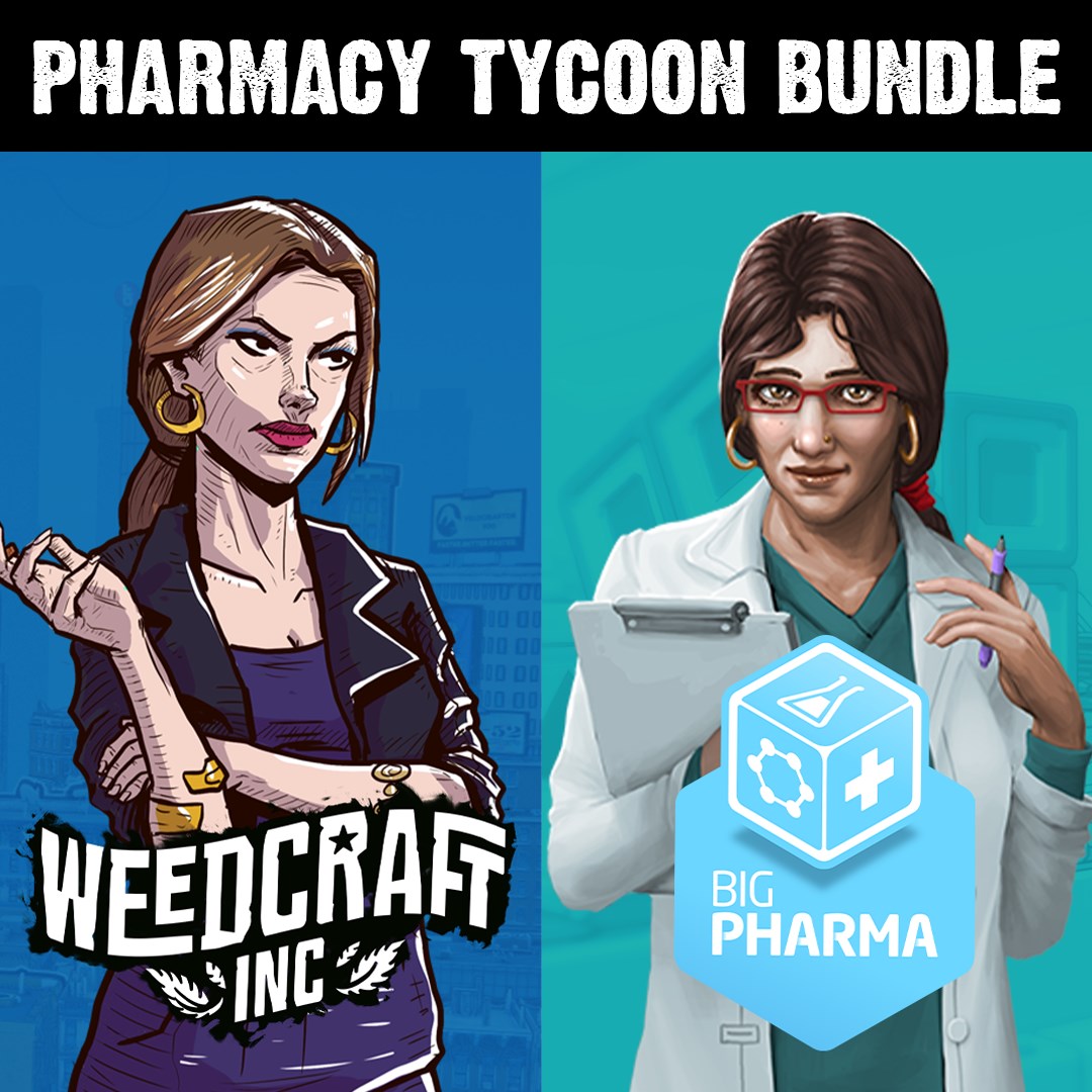 Weedcraft Inc & Big Pharm Pharmacy Tycoon Bundle - Xbox live key - South Africa