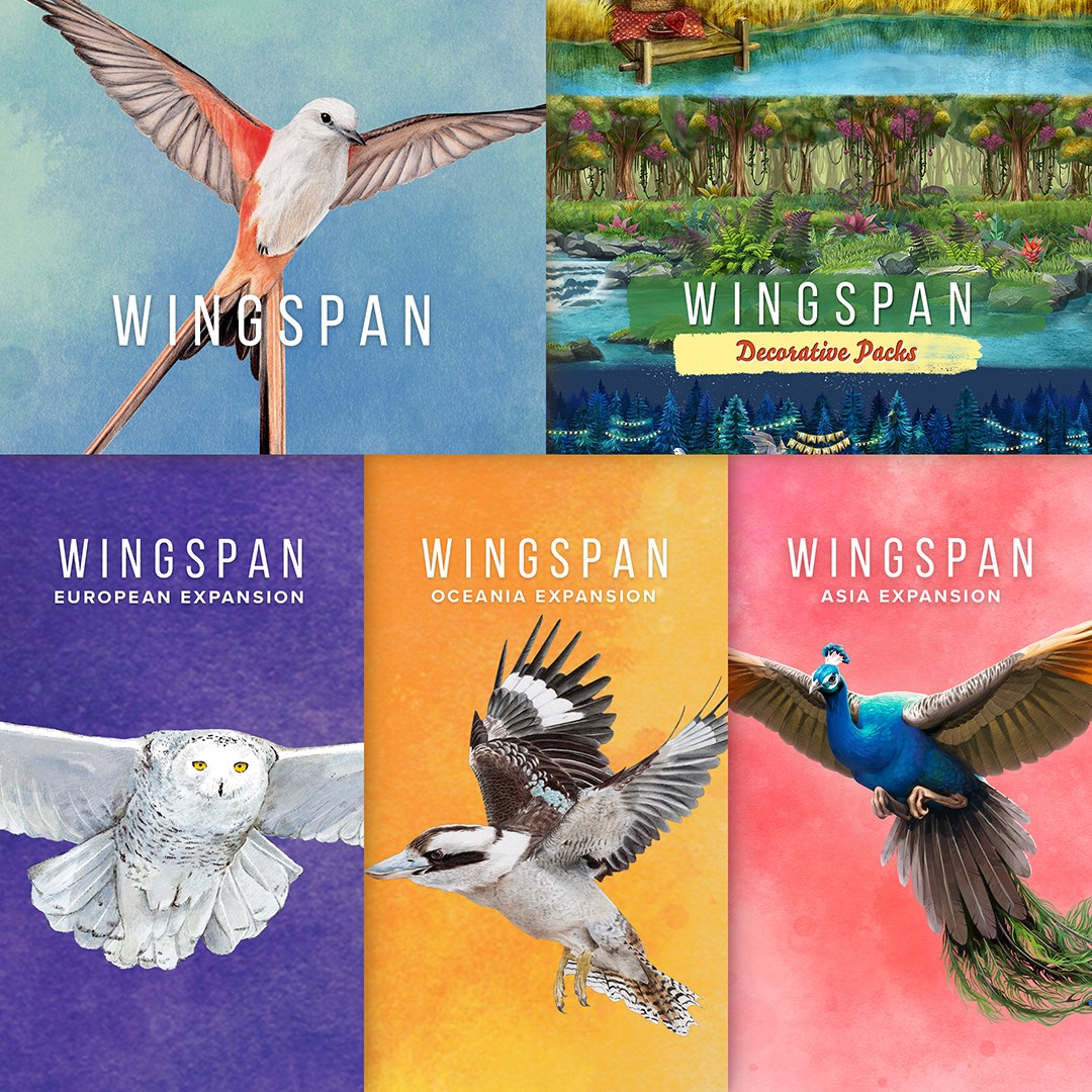 Wingspan + European + Oceania + Asia + Decorative Packs - Xbox live key - South Africa