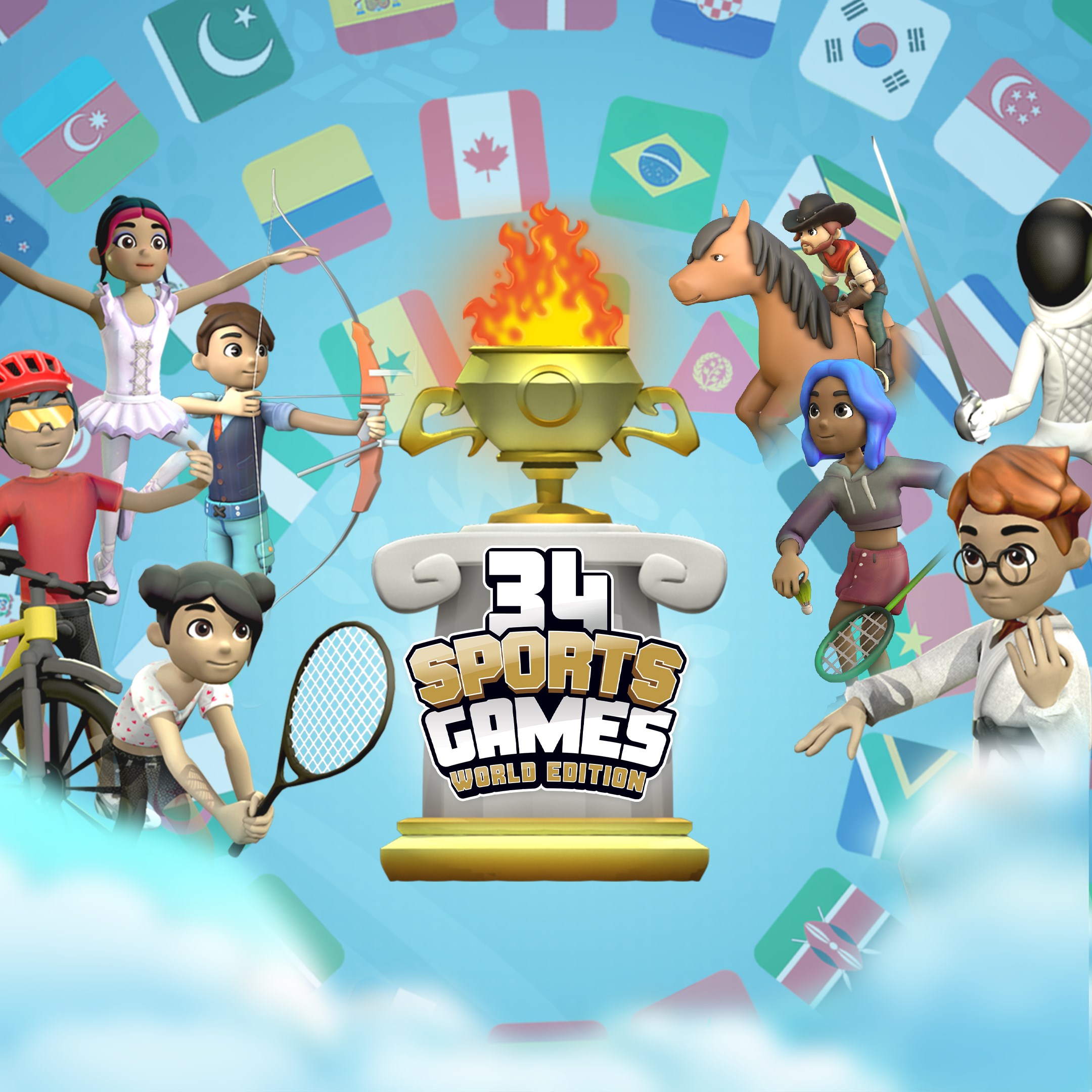 34 Sports Games - World Edition - Xbox live key - South Africa