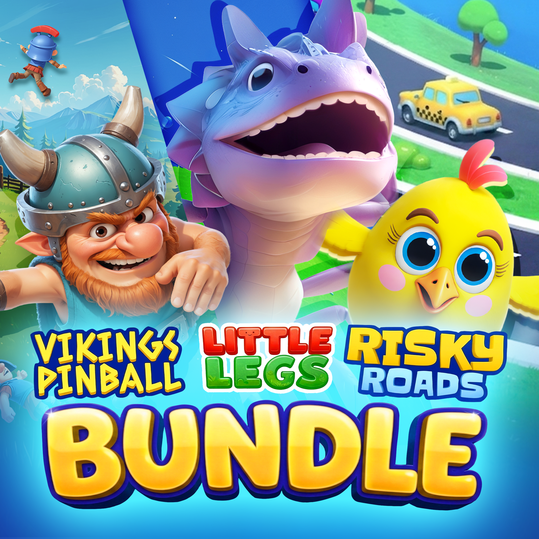 Vikings Pinball + Little Legs + Risky Roads (Bundle) - Xbox live key - United States