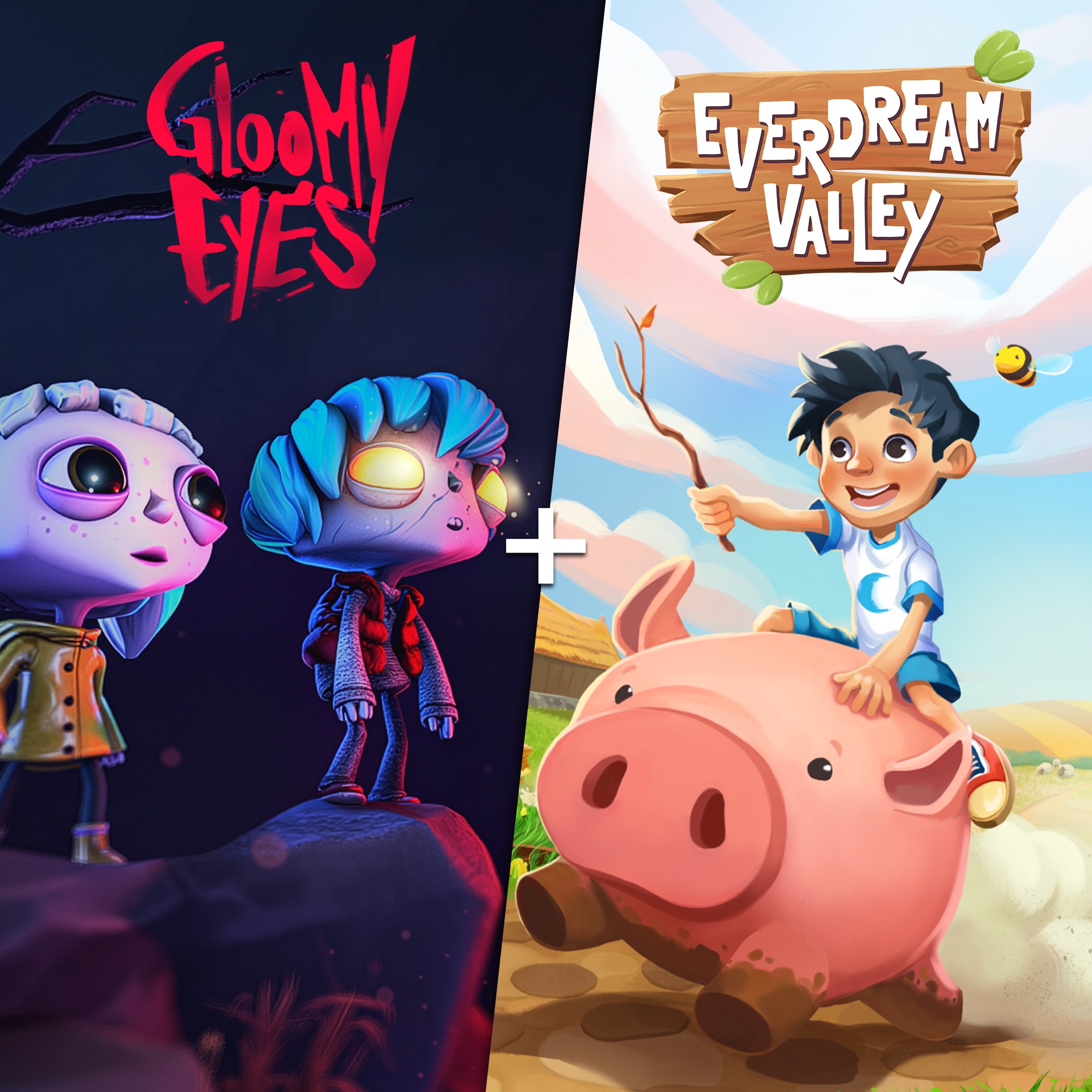 Gloomy Eyes + Everdream Valley - Xbox live key - South Africa