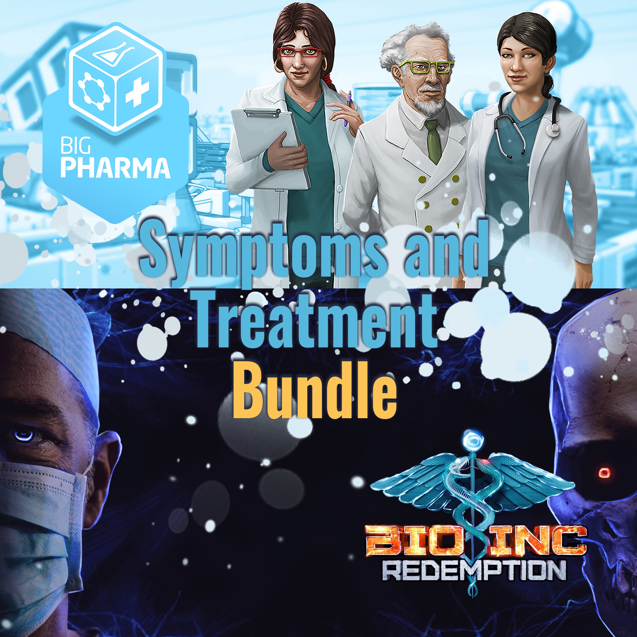 Big Pharma + Bio Inc. Redemption - Symptoms and Treatment Bundle - Xbox live key - United Kingdom