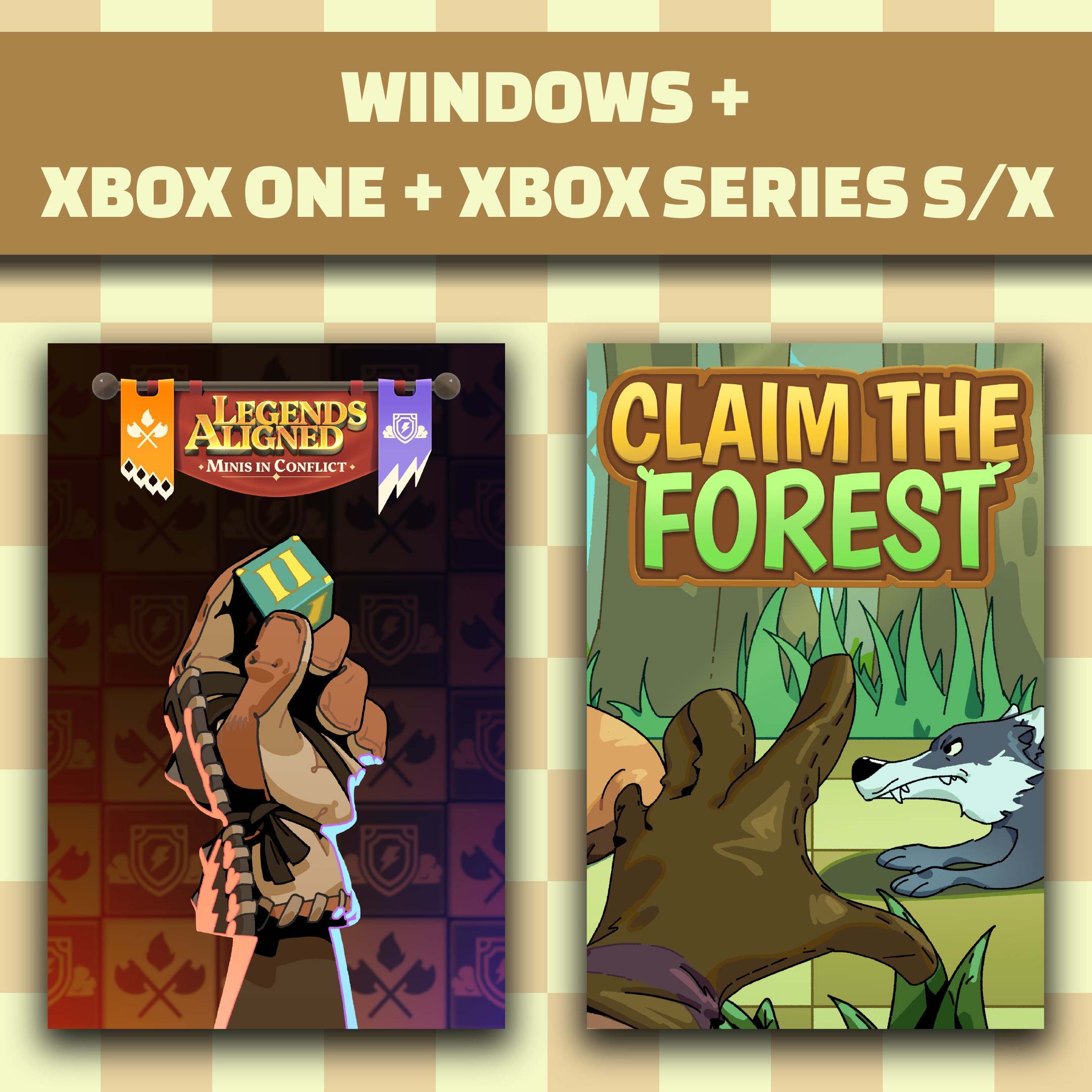Claim the Forest / Legends Aligned: Minis in Conflict (Bundle) - Xbox live key - United Kingdom