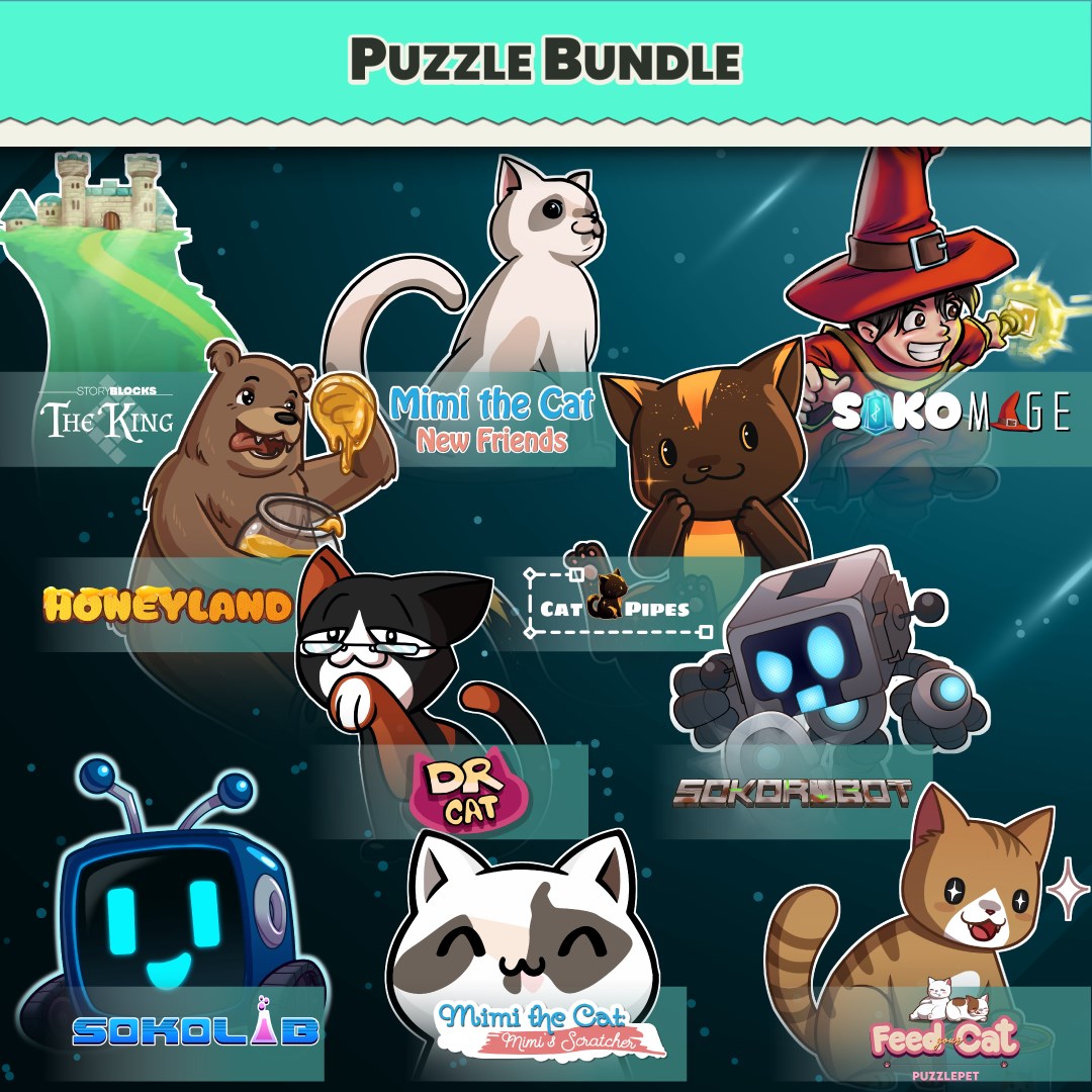 Storyblocks + Cat Games + Soko Games (BUNDLE) - Xbox live key - South Africa