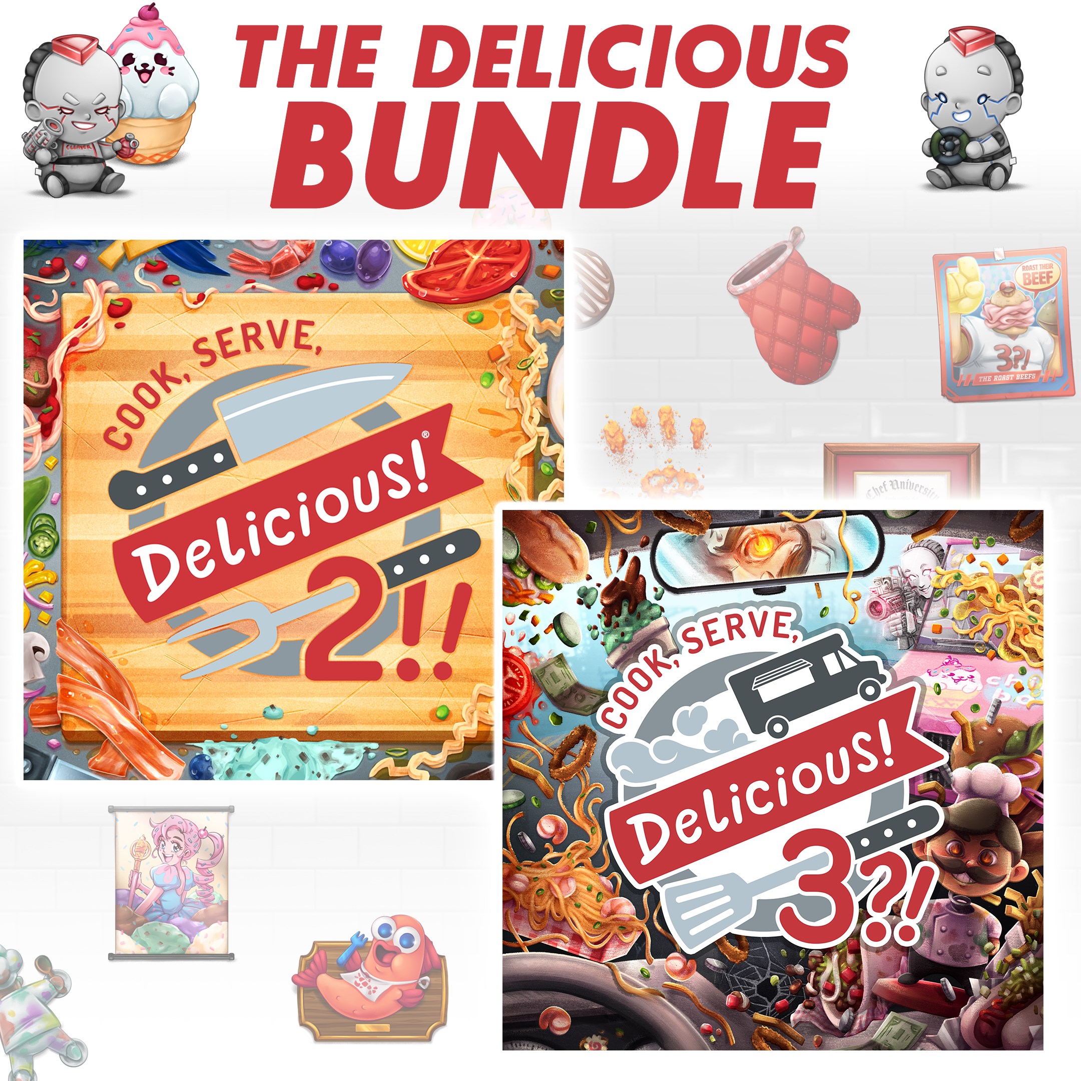 Cook, Serve, Delicious! 2/3 Bundle!! - Xbox live key - South Africa