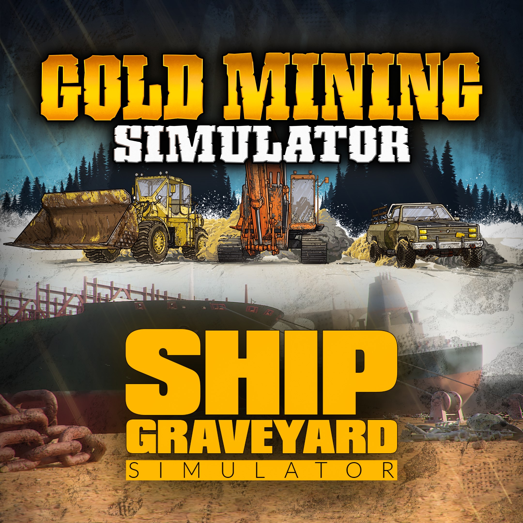 Gold & Ship Bundle: Gold Mining & Ship Graveyard Simulator - Xbox live key - United Kingdom