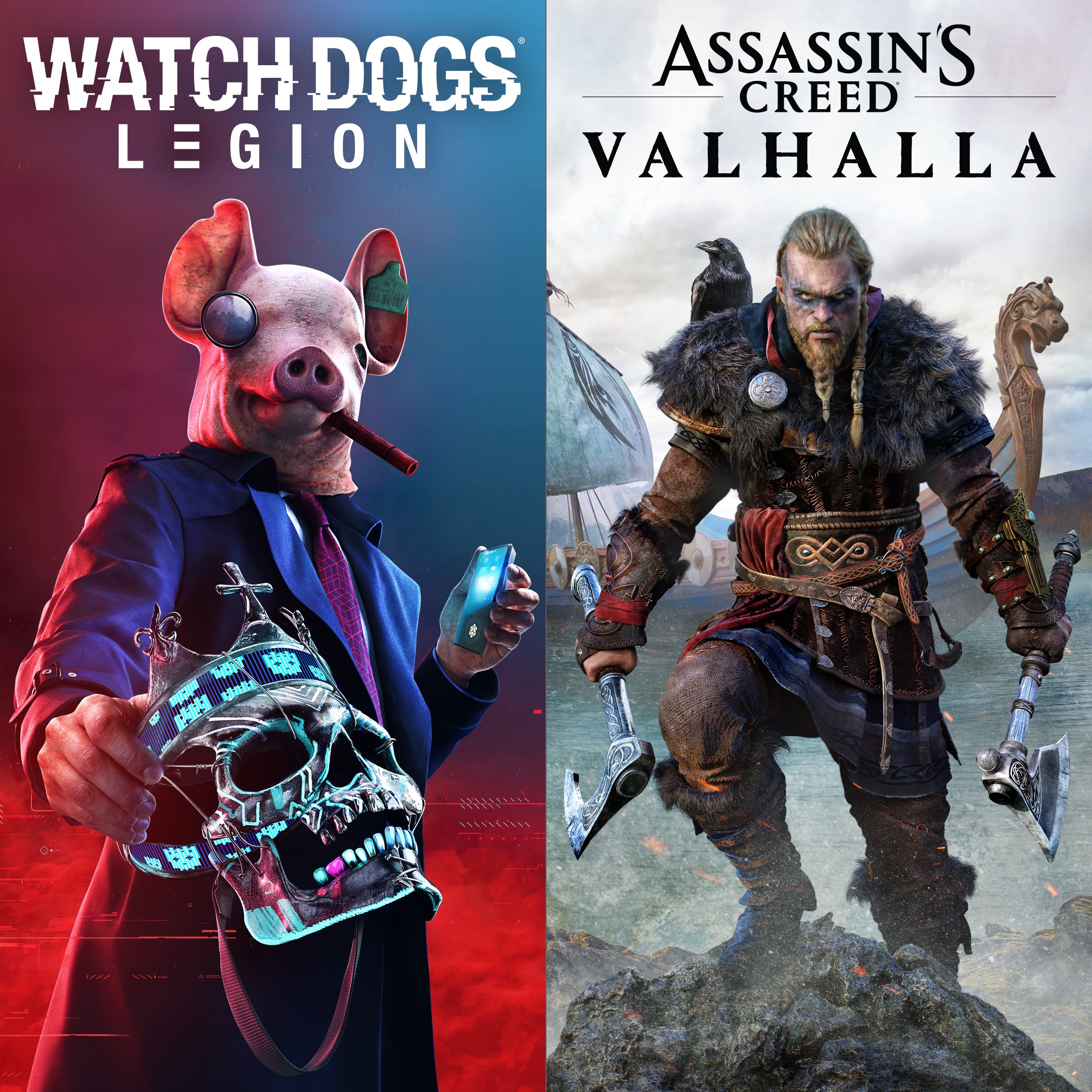 Assassin’s Creed® Valhalla + Watch Dogs®: Legion Bundle - Xbox live key - United Kingdom