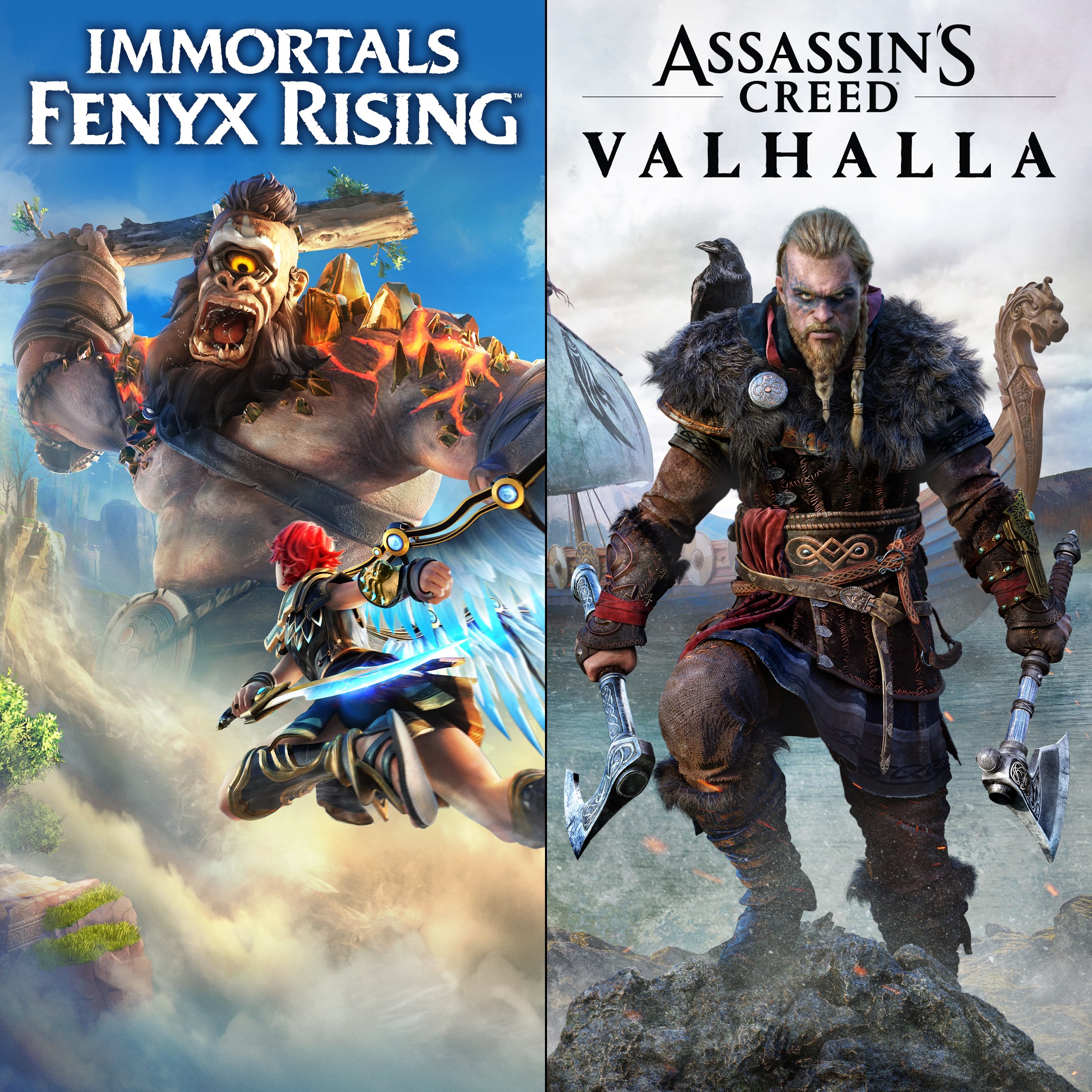 Assassin’s Creed® Valhalla + Immortals Fenyx Rising™ Bundle - Xbox live key - United Kingdom