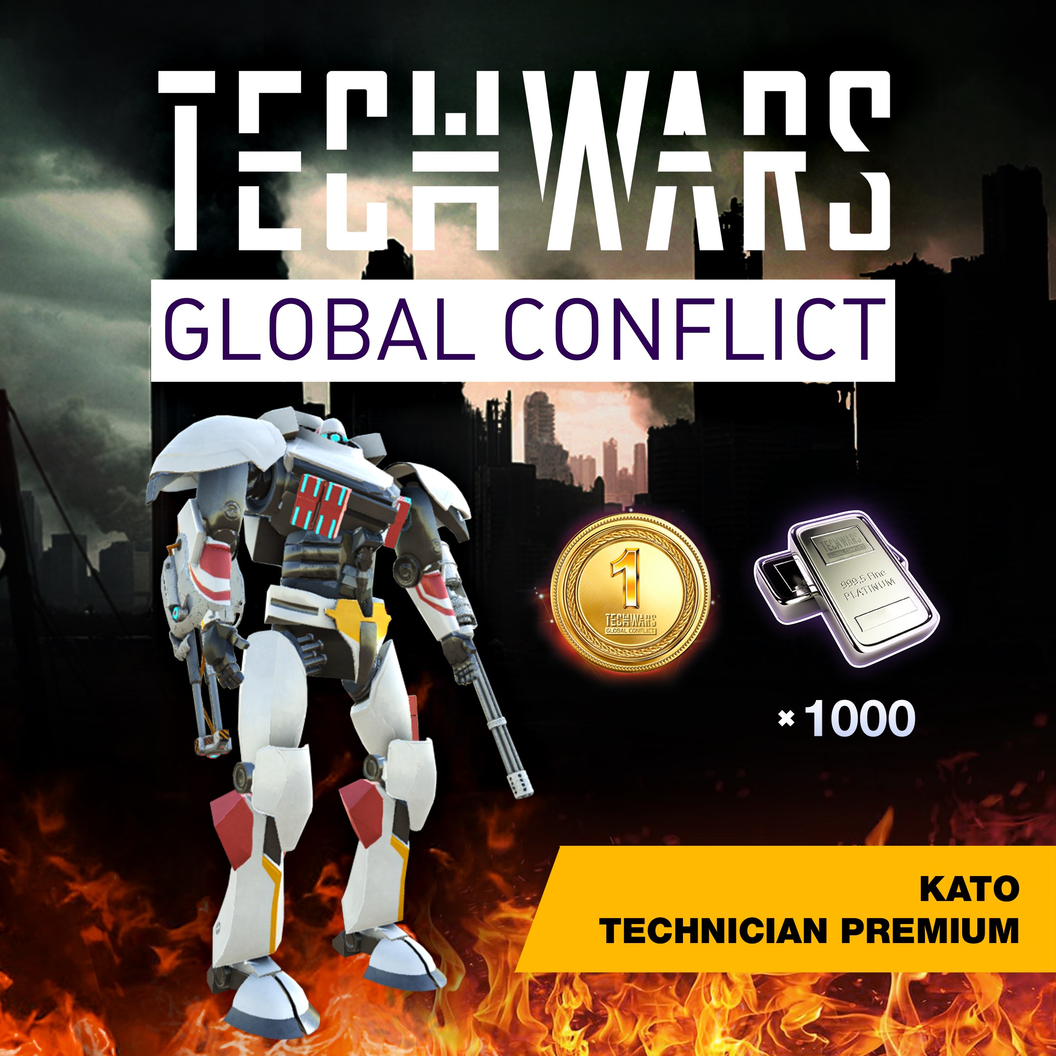 Techwars Global Conflict - KATO Technician Premium and Prosperity Legacy Pack - Xbox live key - South Africa