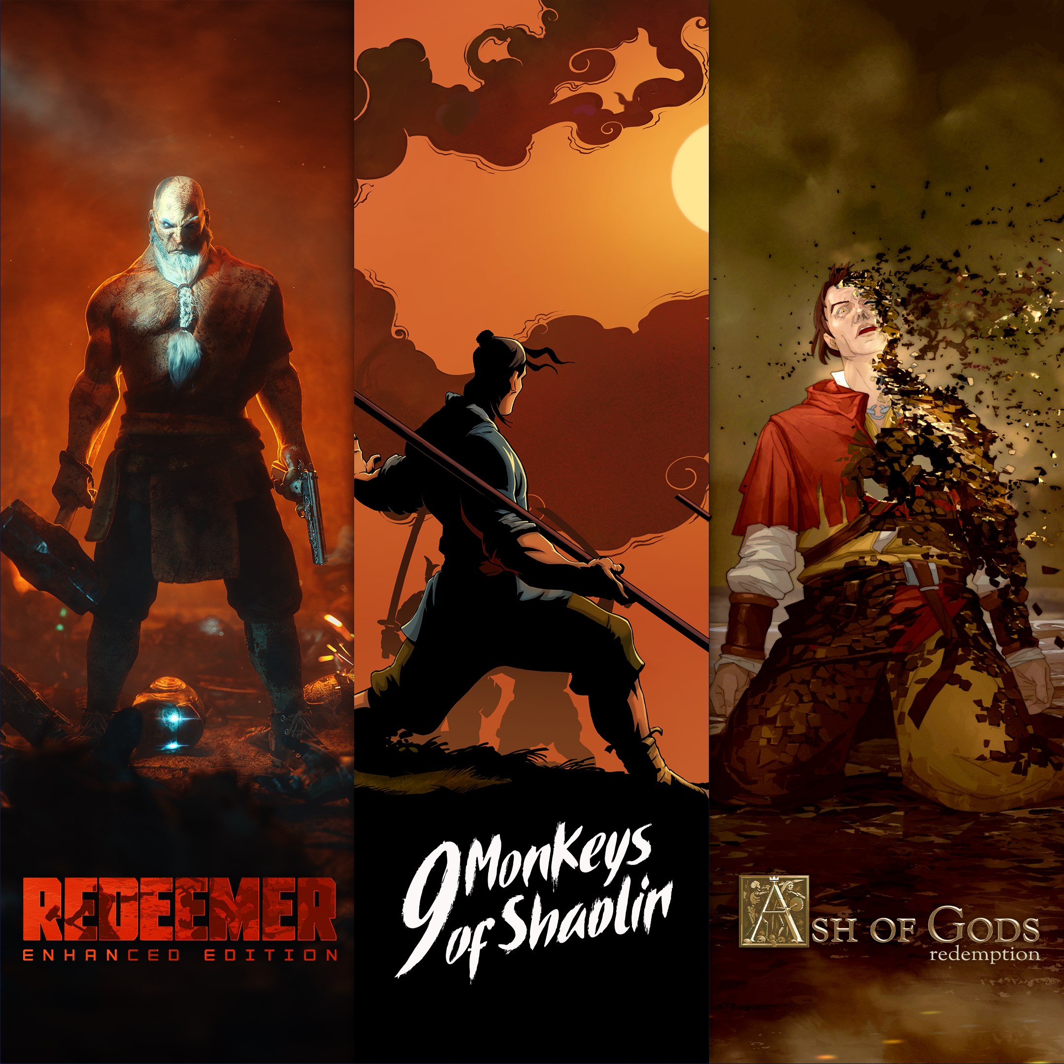 9 Monkeys of Shaolin + Ash of Gods + Redeemer: Bundle - Xbox live key - United Kingdom