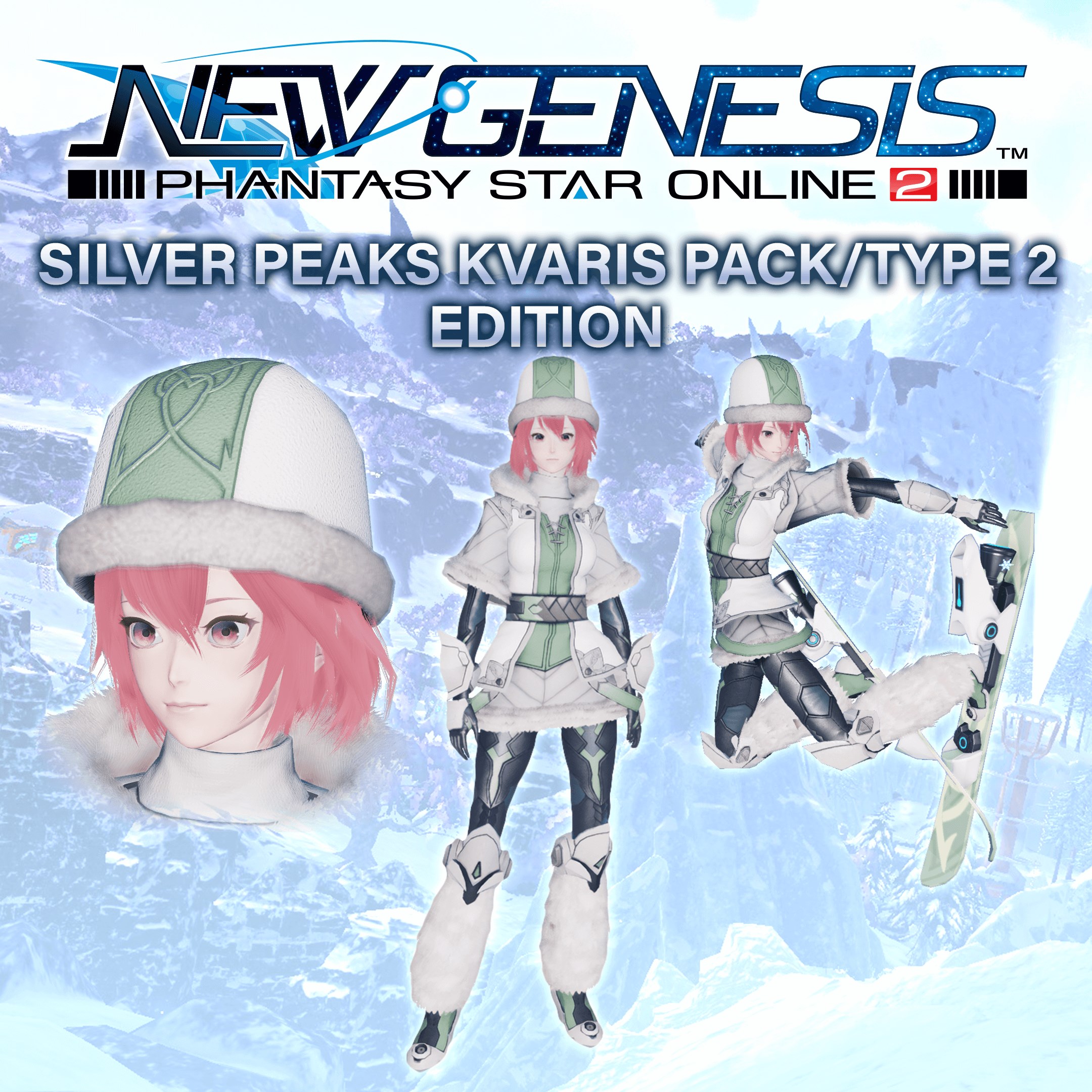 PSO2:NGS - Silver Peaks Kvaris Pack/Type 2 Edition - Xbox live key - South Africa
