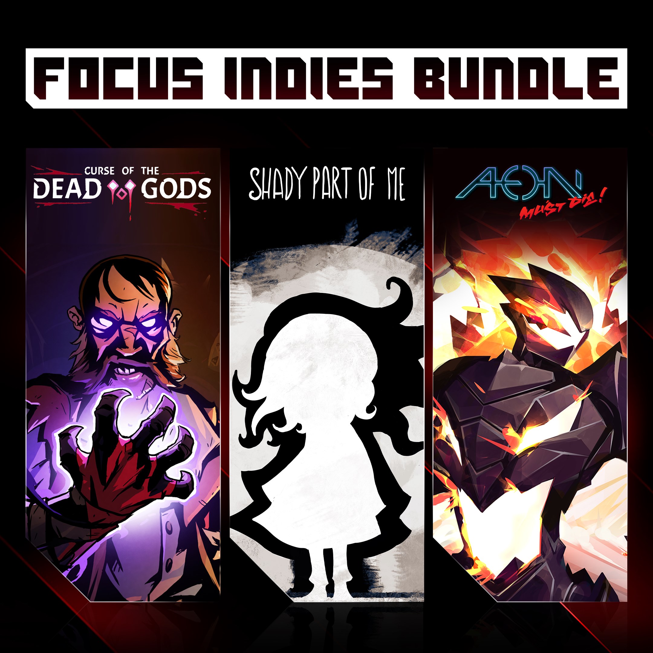 FOCUS INDIES BUNDLE - Curse of the Dead Gods + Shady Part of Me + Aeon Must Die! - Xbox live key - South Africa