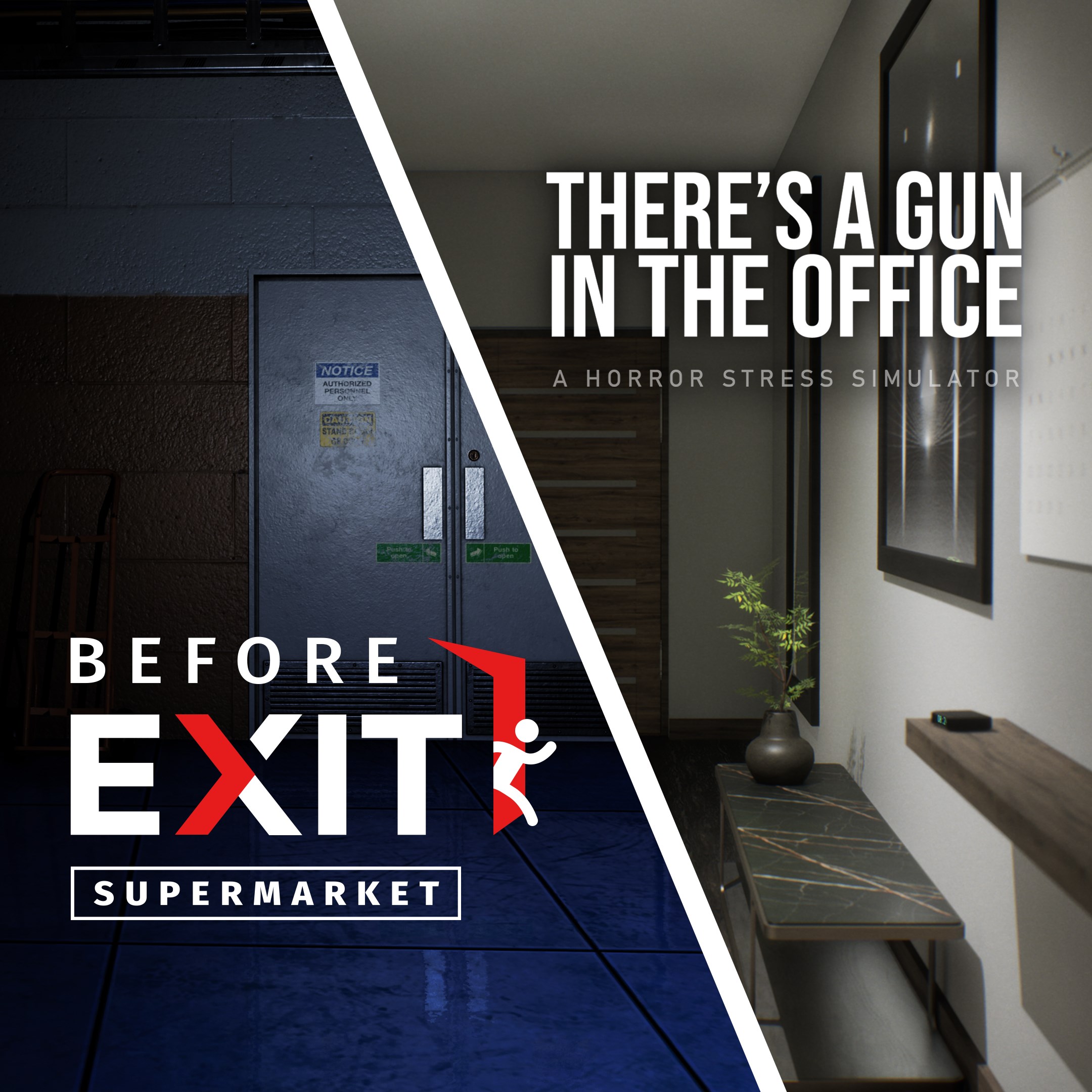 Before Exit: Supermarket + There's a Gun in the Office bundle - Xbox live key - United States