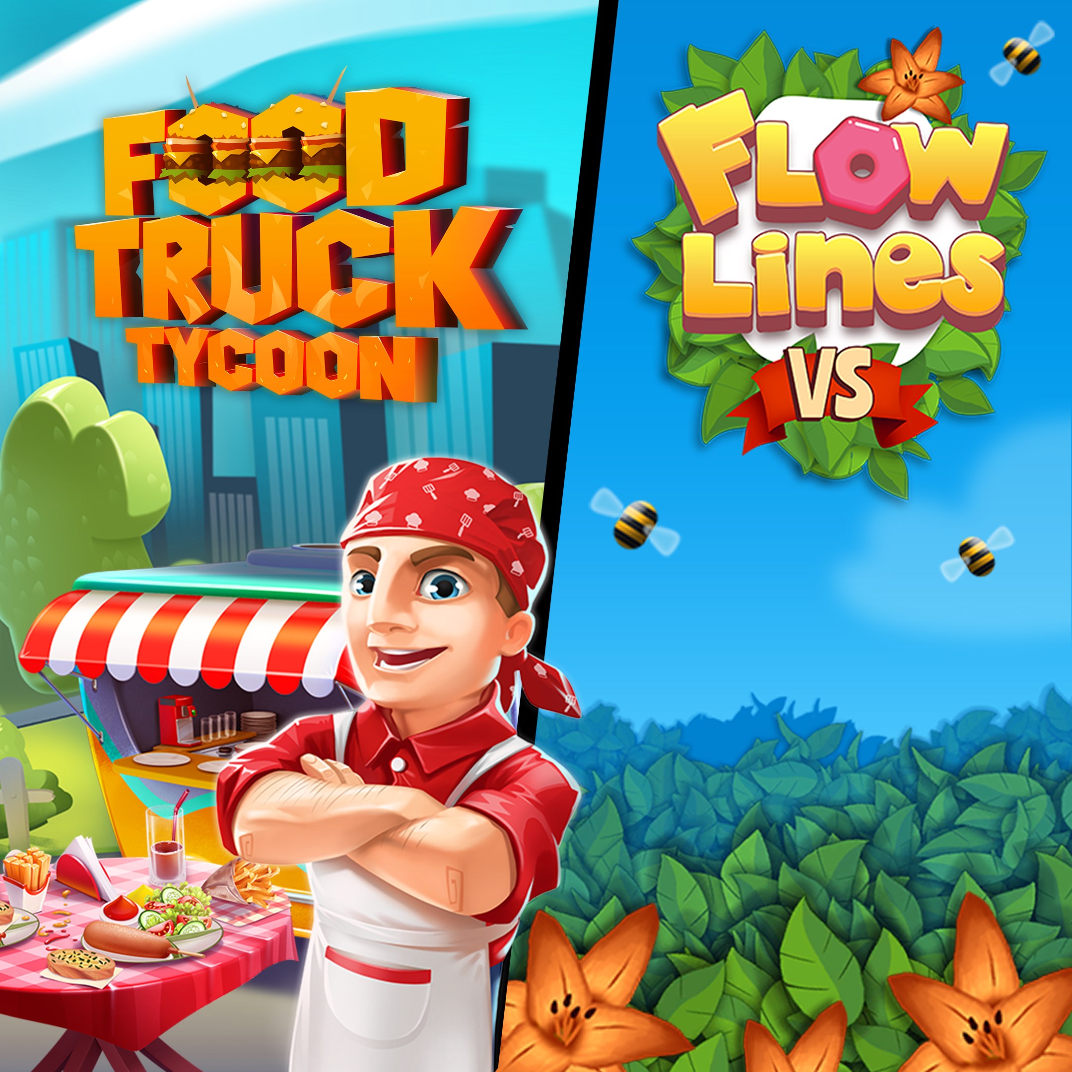 Food Truck Tycoon + Flowlines VS - Xbox live key - United Kingdom