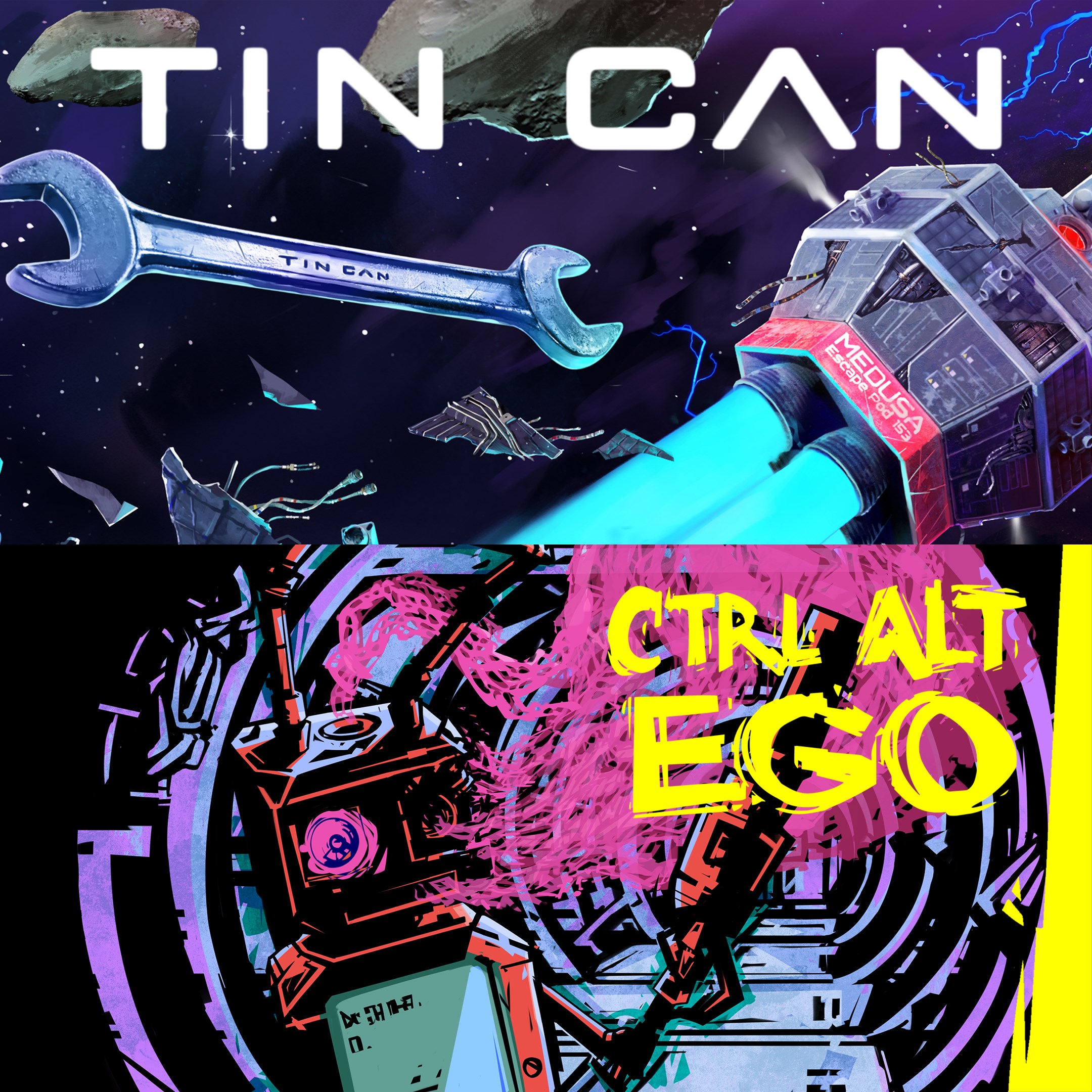 Out of Control: Space Survival Bundle: Ctrl Alt Ego + Tin Can: Supporter Edition - Xbox live key - South Africa