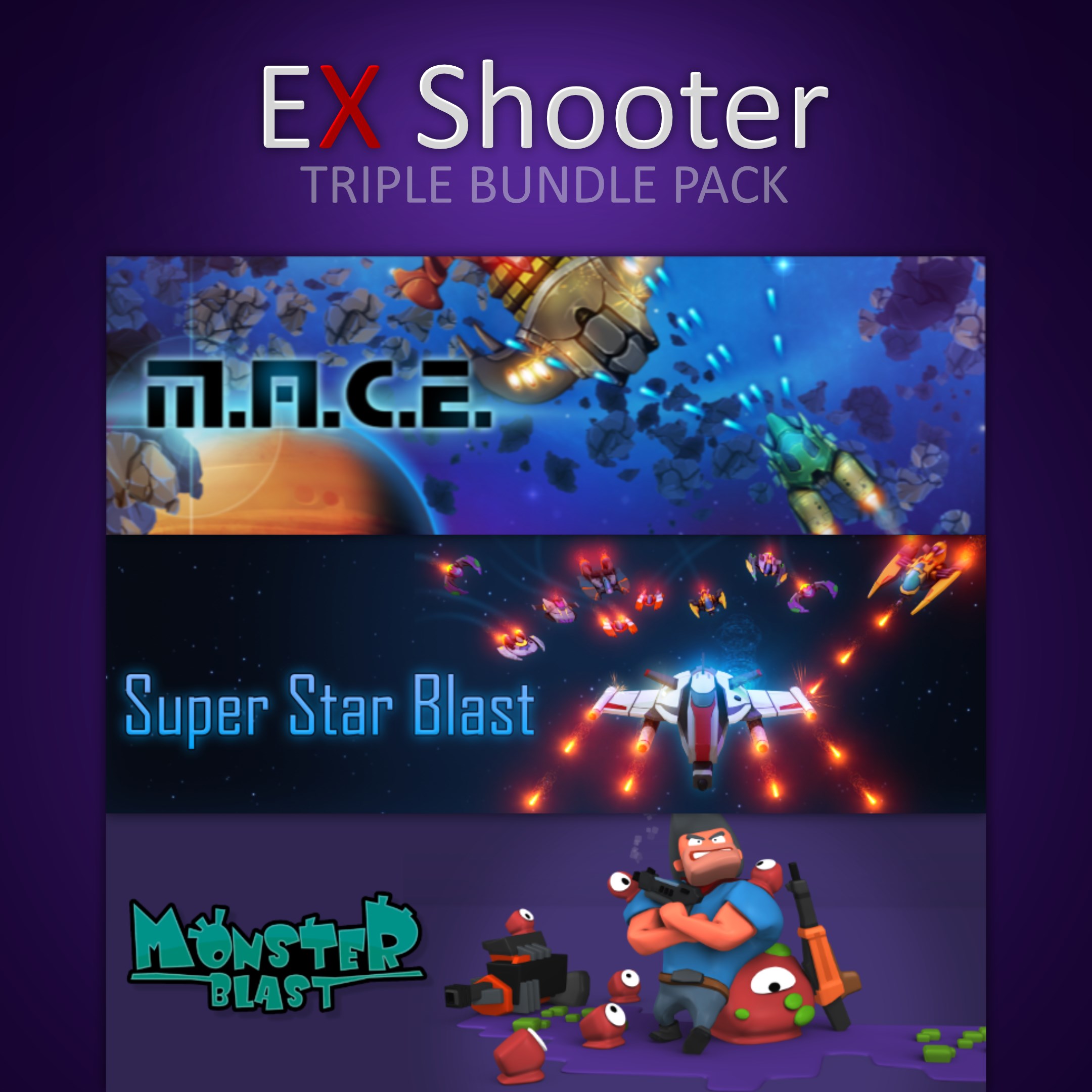EX Shooter - Triple Bundle Pack - Xbox live key - United Kingdom