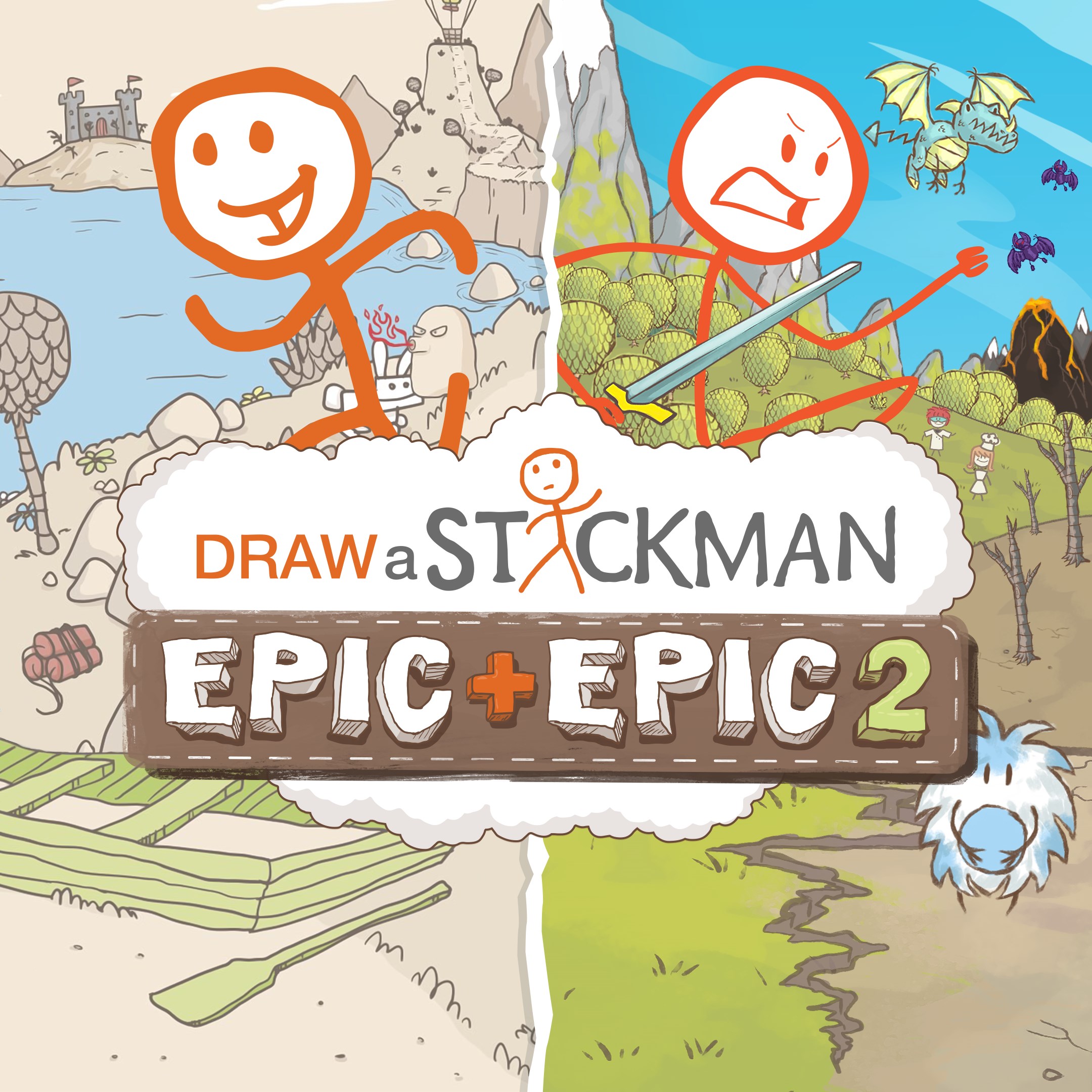 Draw a Stickman: EPIC & EPIC 2 Xbox - Xbox live key - United Kingdom