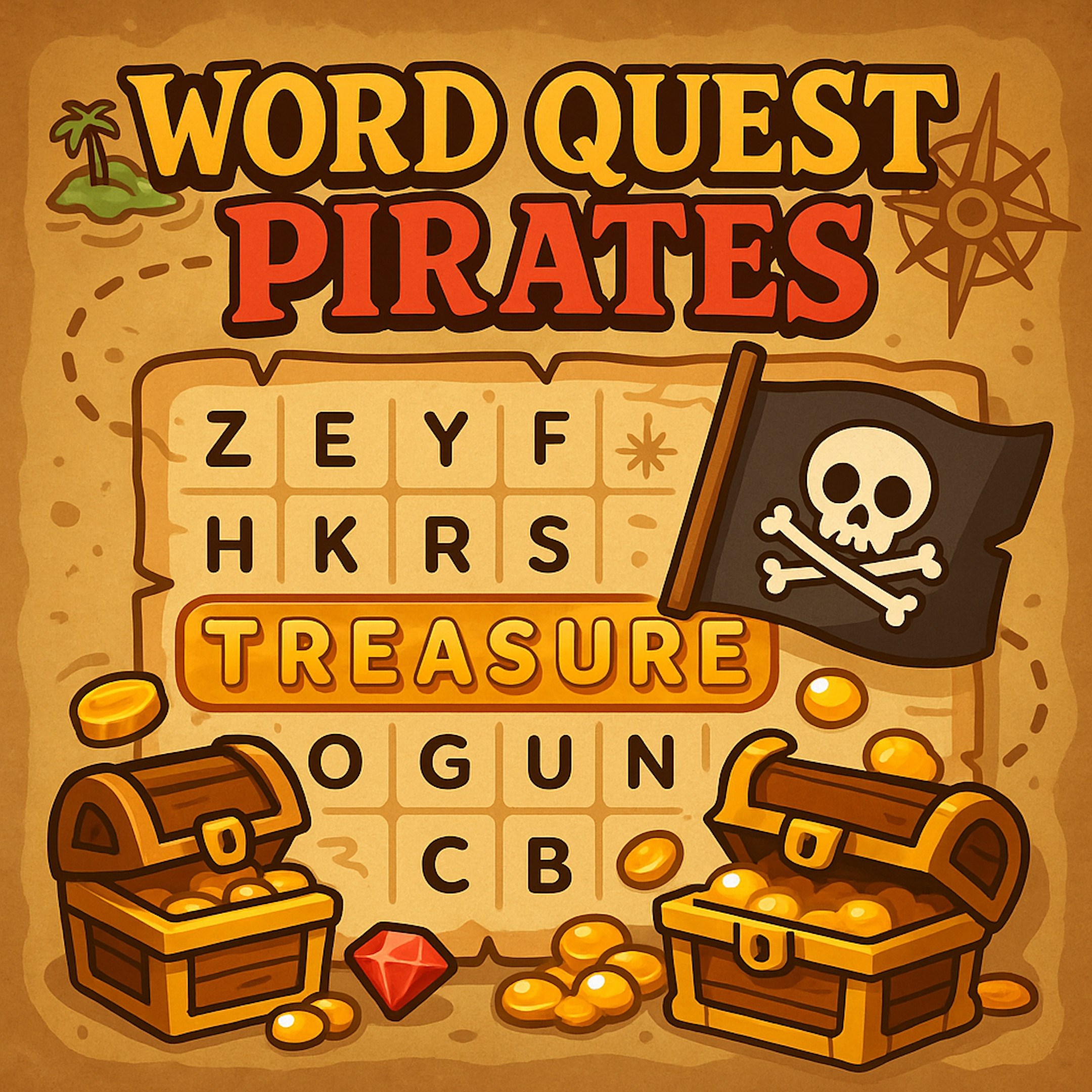 Word Quest Pirates - Xbox live key - United Kingdom
