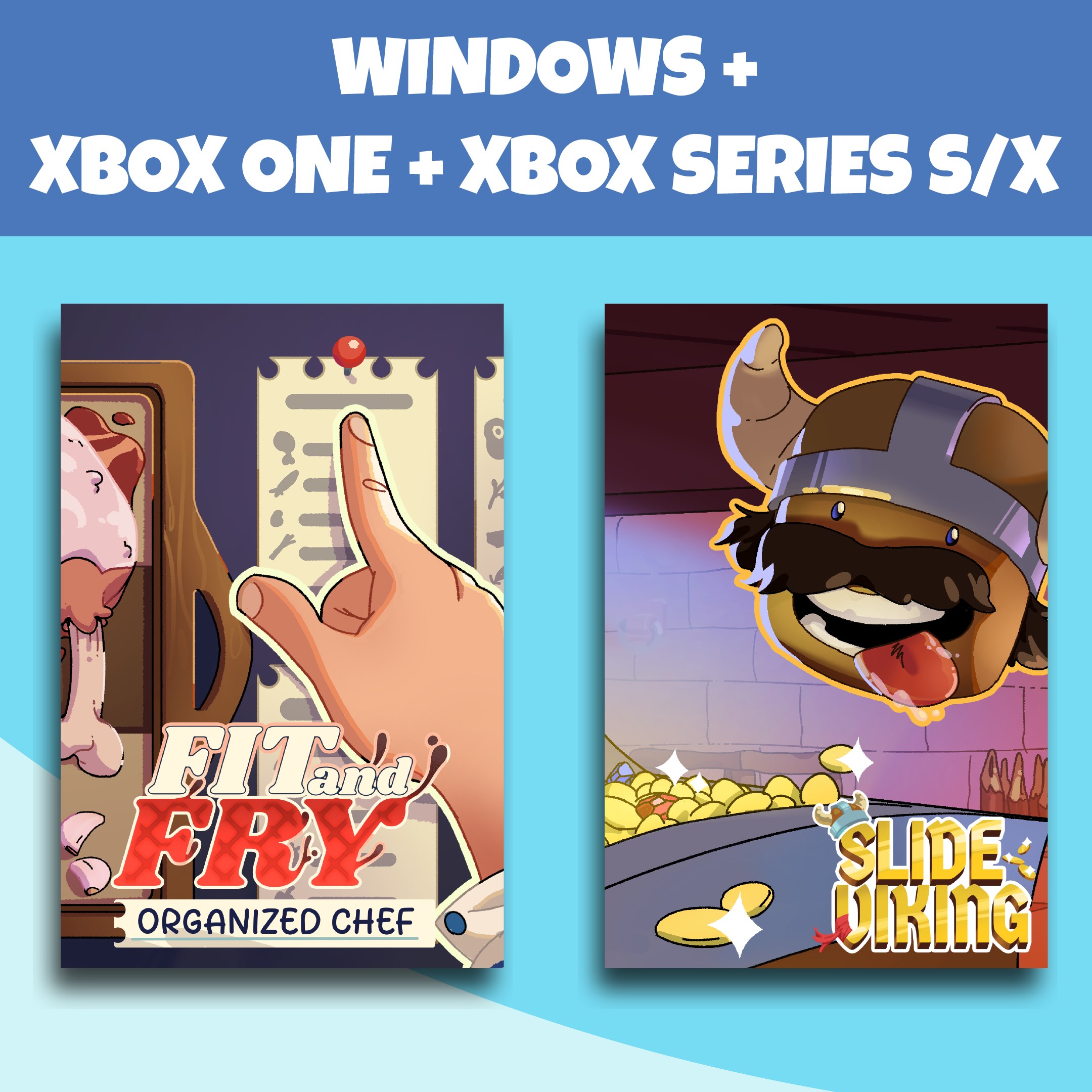 Slide Viking + Fit And Fry: Organized Chef (Bundle) - Xbox live key - United States