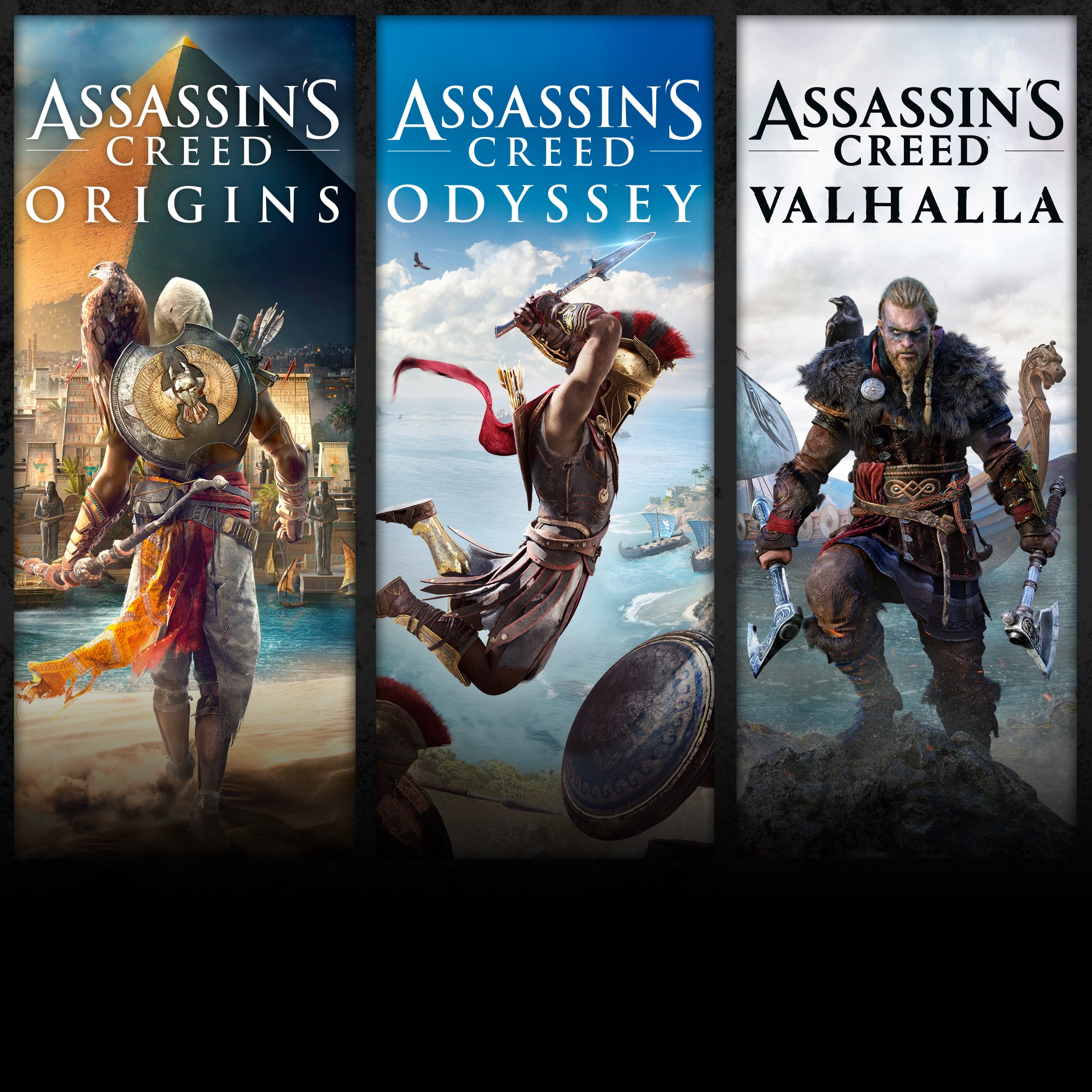 Assassin's Creed® Bundle: Assassin's Creed® Valhalla, Assassin's Creed® Odyssey, and Assassin's Creed® Origins - Xbox live key - South Africa