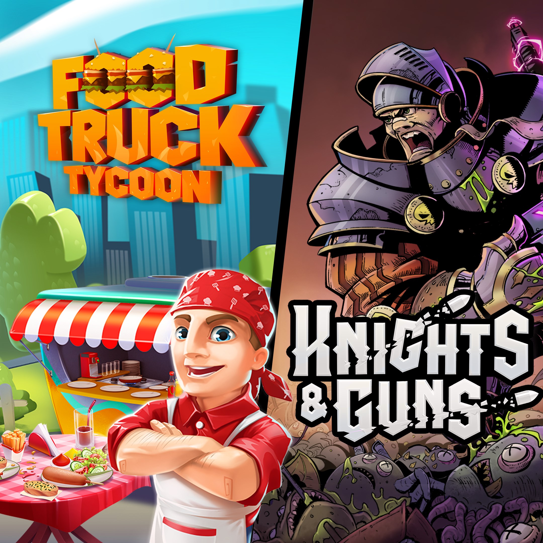 Food Truck Tycoon + Knights & Guns - Xbox live key - United Kingdom