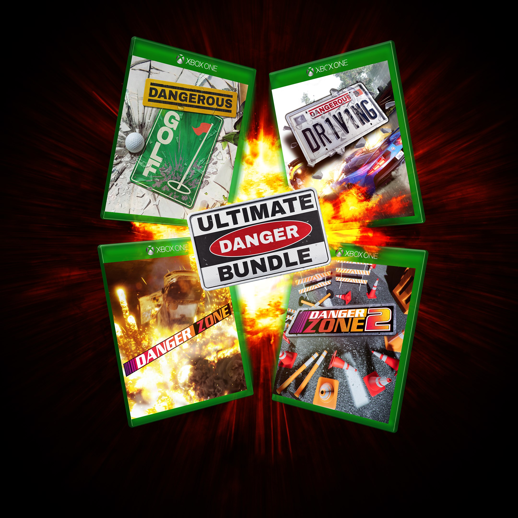 Ultimate Danger Bundle - 4 Dangerous Games including Dangerous Driving - Xbox live key - South Africa