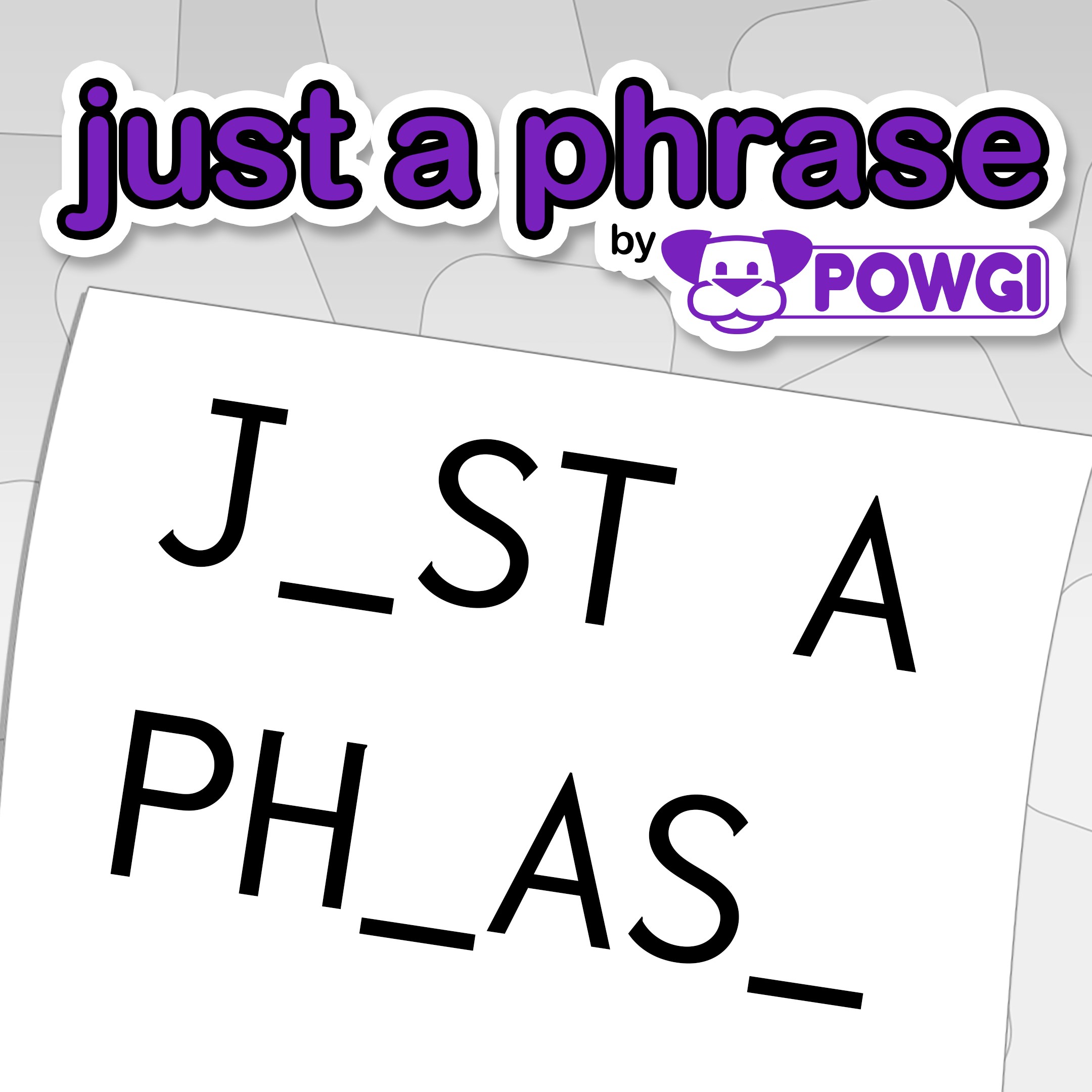 Just a Phrase by POWGI - Xbox live key - United States